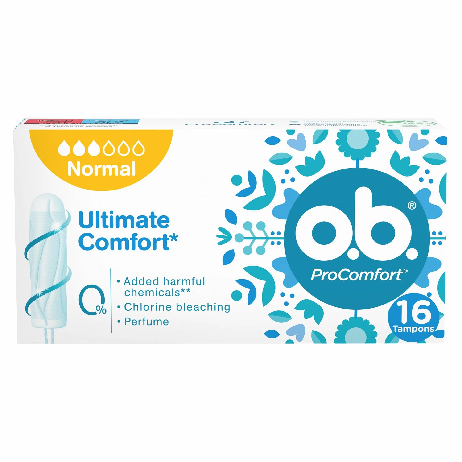 o.b. Assorbenti Interni ProComfort Normal, 16 sztuk