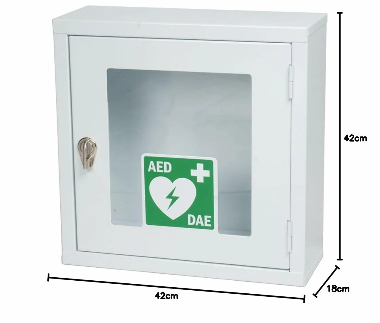 Generico TECA ARMADIO PER DEFIBRILLATORE 425x425x180 mm