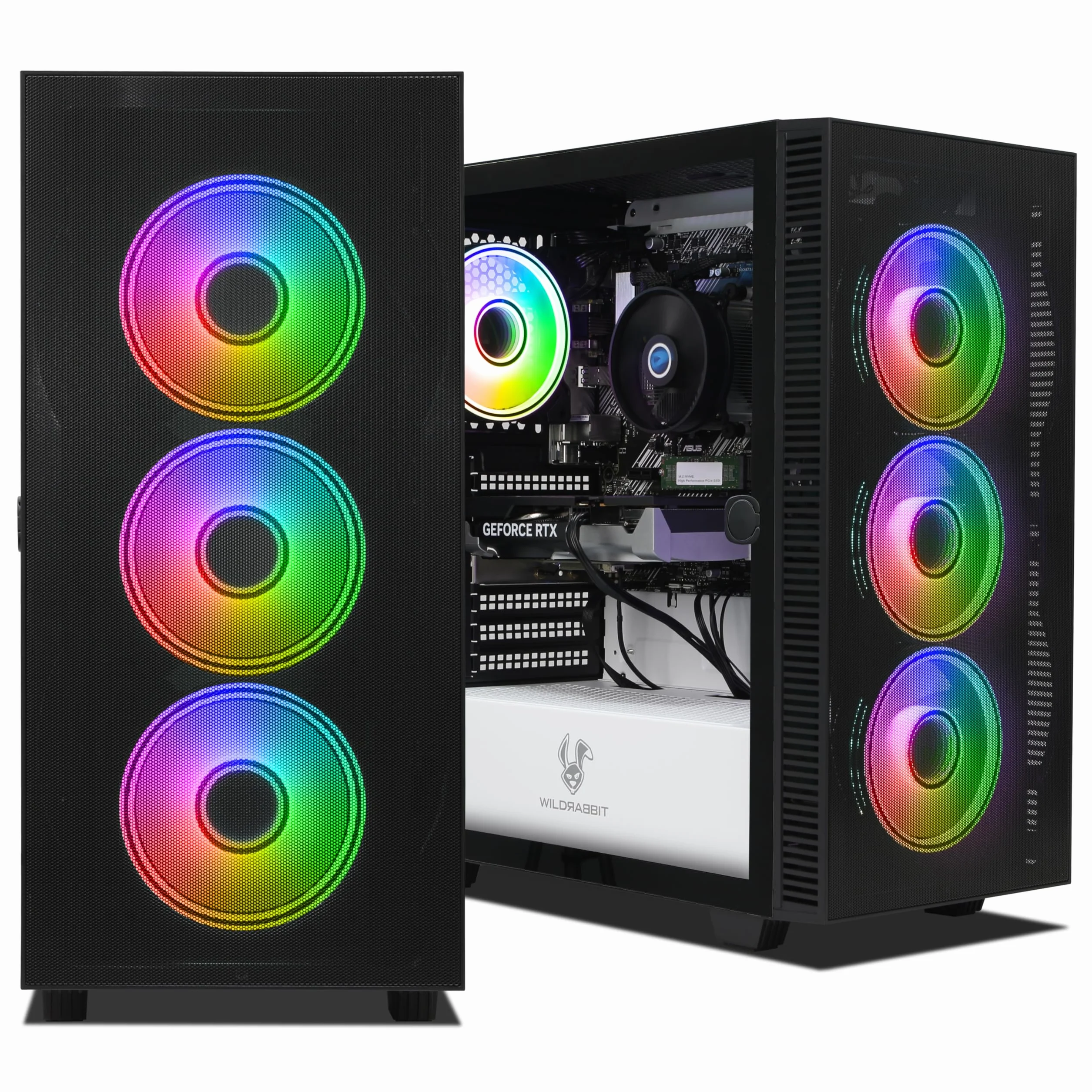 Ankermann Radiant Gaming V3 | AMD Ryzen 5 5500 | Nvidia GeForce RTX 5060 8GB | 16GB RAM | 1TB NVMe SSD | Windows 11 | WiFi | Libre Office