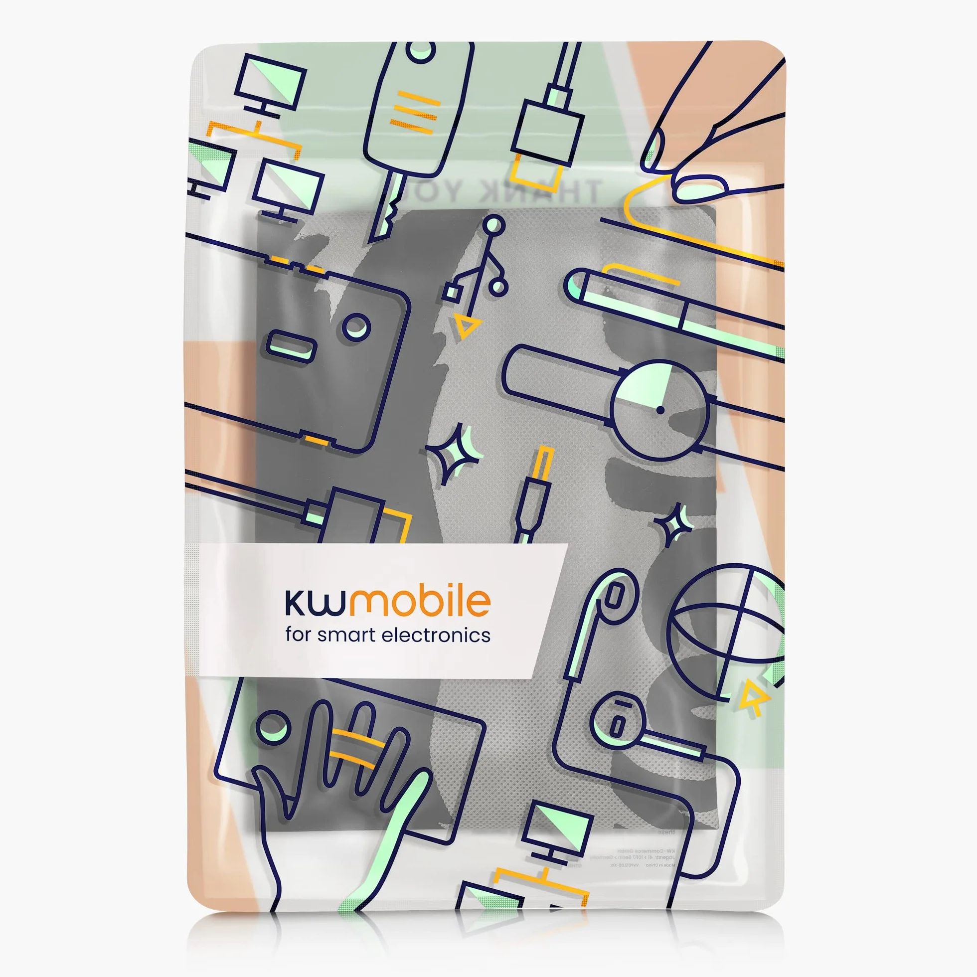 kwmobile 24-26" monitor Cover - Protezione Monitor PC Antipolvere Schermo Computer - Custodia Protettiva Gatto Nero