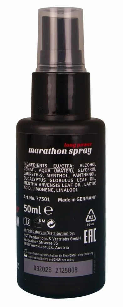 Spray per maratona a lunga potenza 50ml