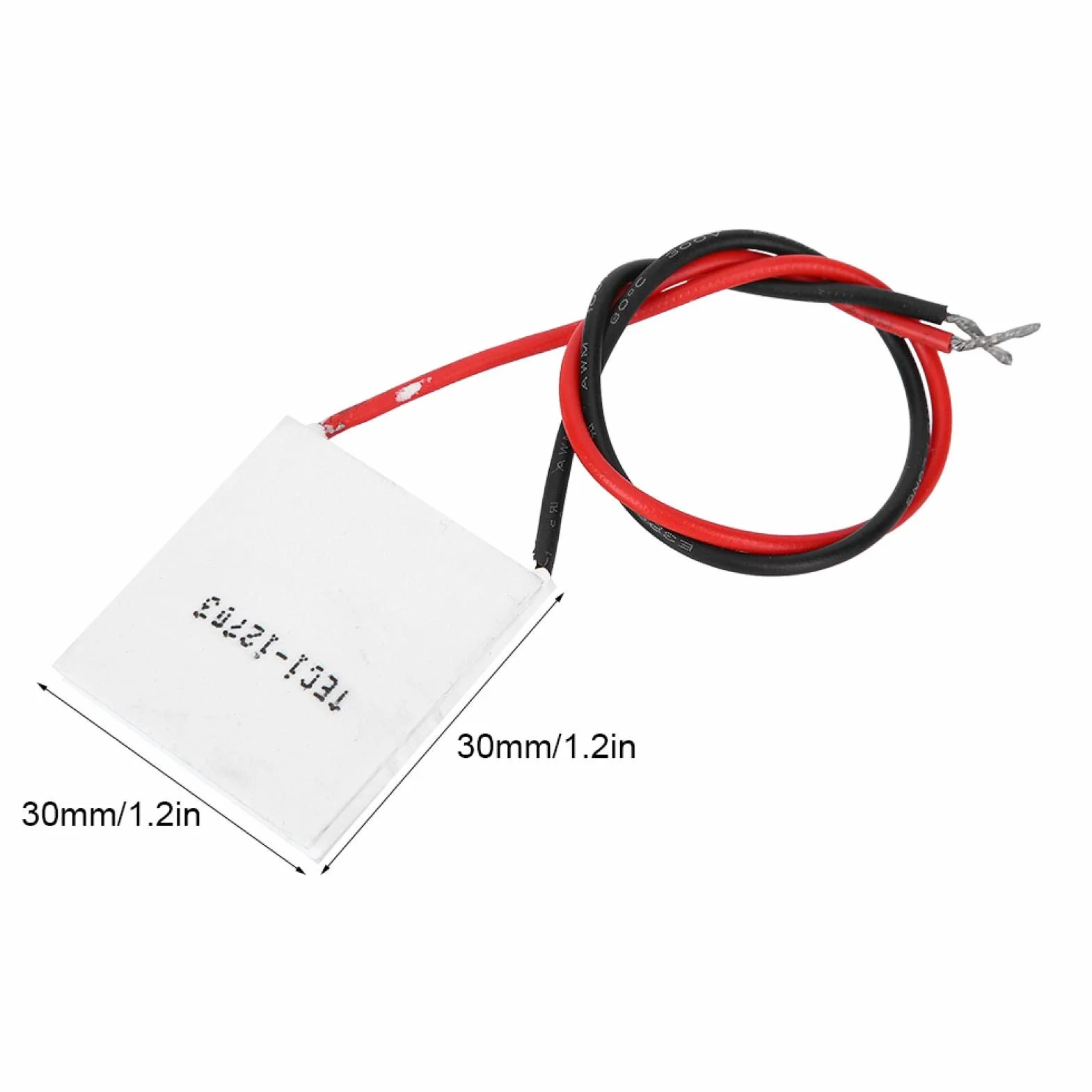 Cool Plate Module, Ceramica Durevole Lunga Durata Termoelettrica TEC1-12703 12V 3A 30 x 30mm Peltier Elemente Dissipatore di Calore per Piatti Frigorifero