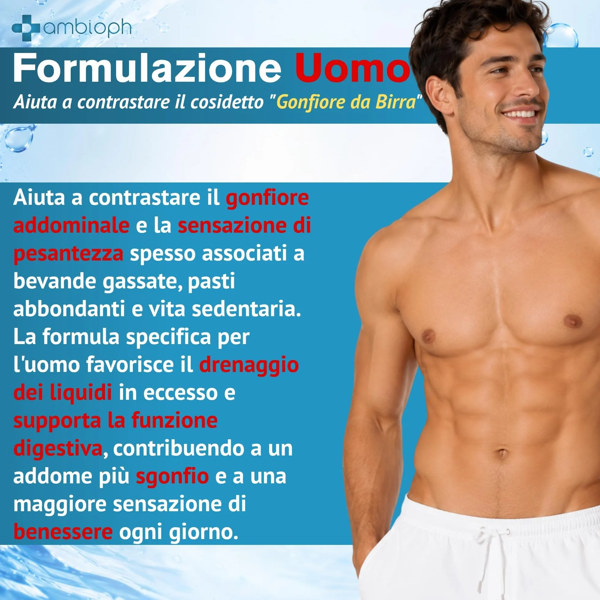 Drenante Forte Dimagrante con Bromelina Glucomannano Anticellulite 10 principi attivi
