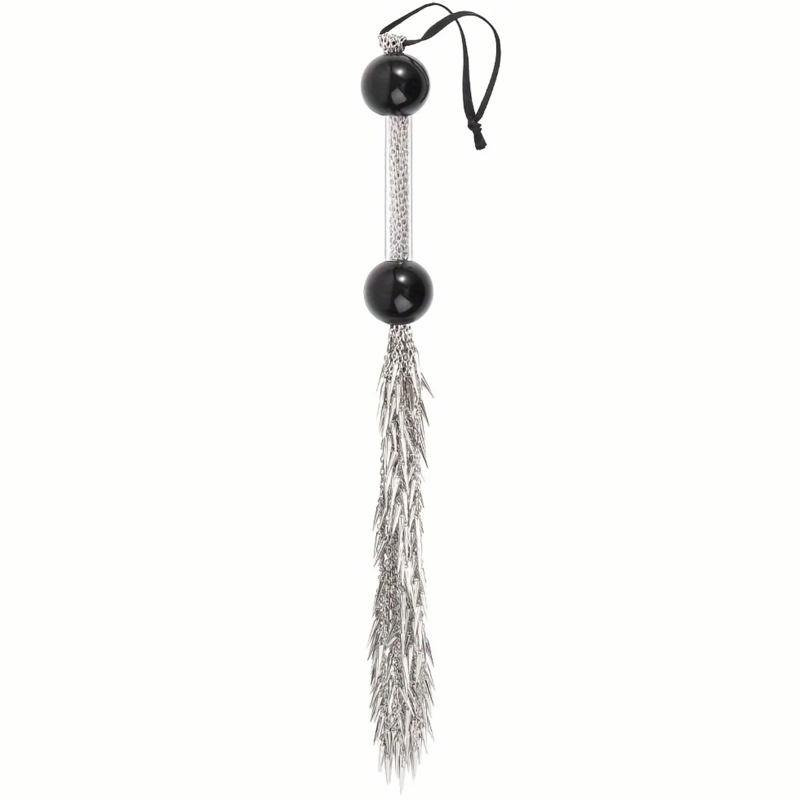 Hdynasty Argento Metallo Tassel Cavallo Frusta Coppia Alternativa