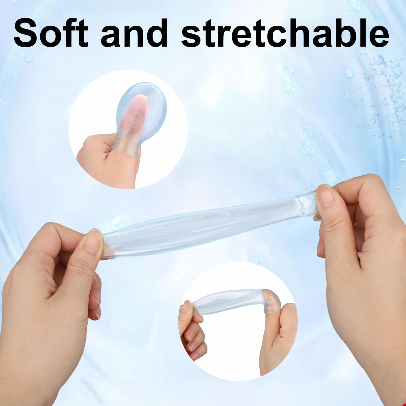 Protezioni Impermeabili per Dita Dei Piedi in Silicone Riutilizzabili (Grande, Medio, Piccolo)