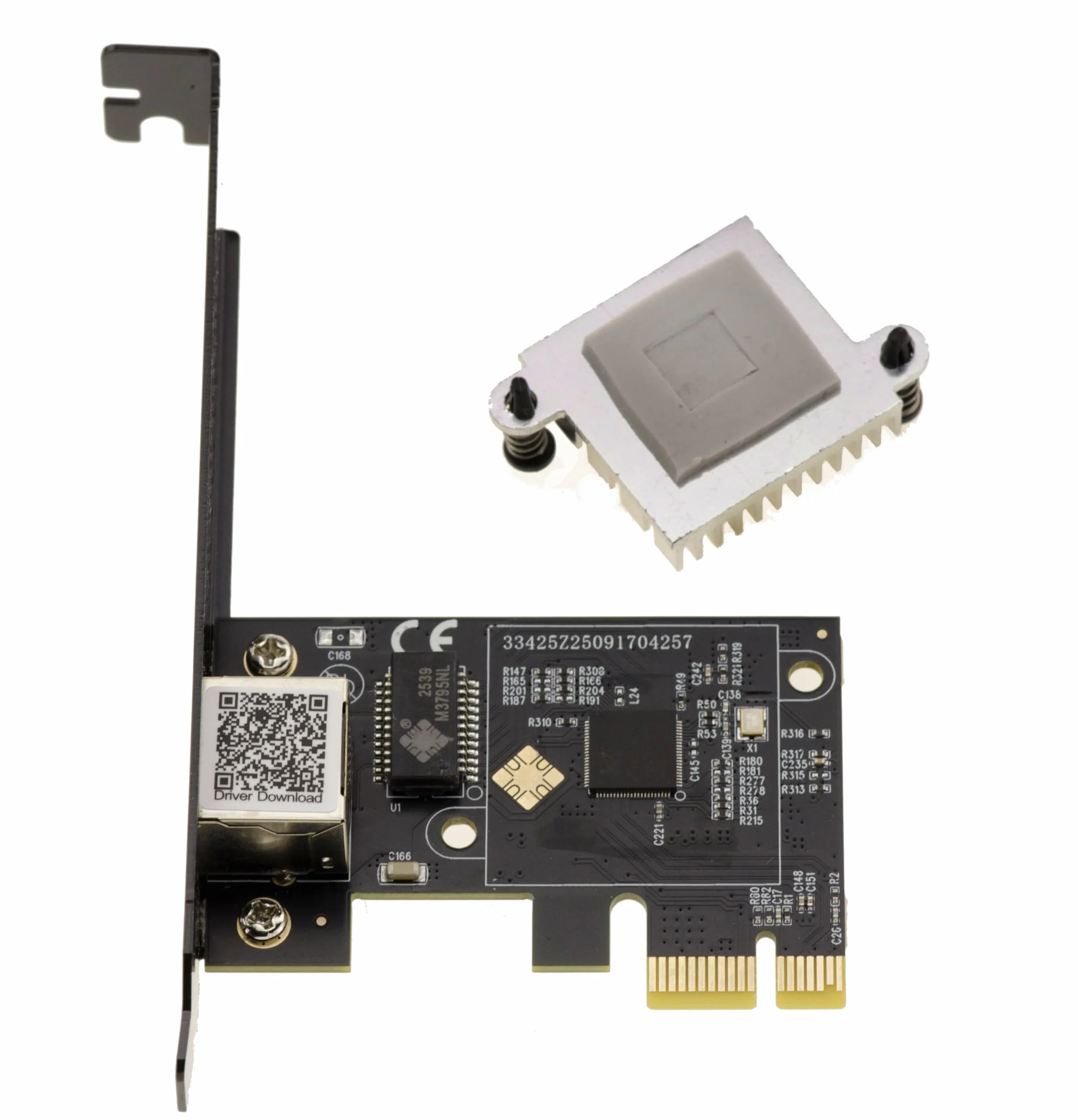 KALEA-INFORMATIQUE Scheda di rete 10G Ethernet PCIe Gen4 porta RJ45 compatibile con 1G 2.5G 5G 10G con controller Realtek RTL8127 - Adattatore LAN ad alta velocità per PC