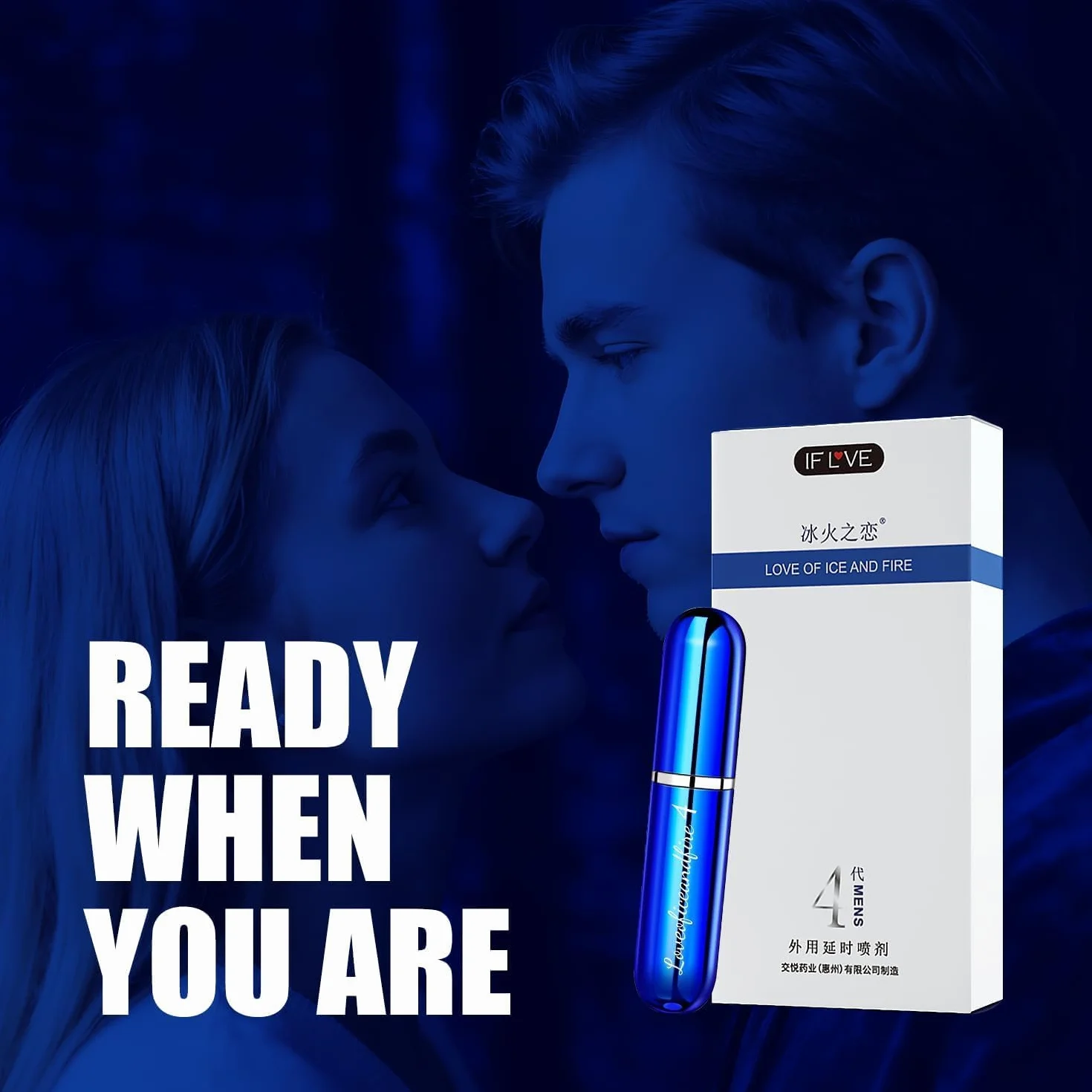 Spray Ritardante per Uomini Lubrificante Durata Intima Migliorata 6ml