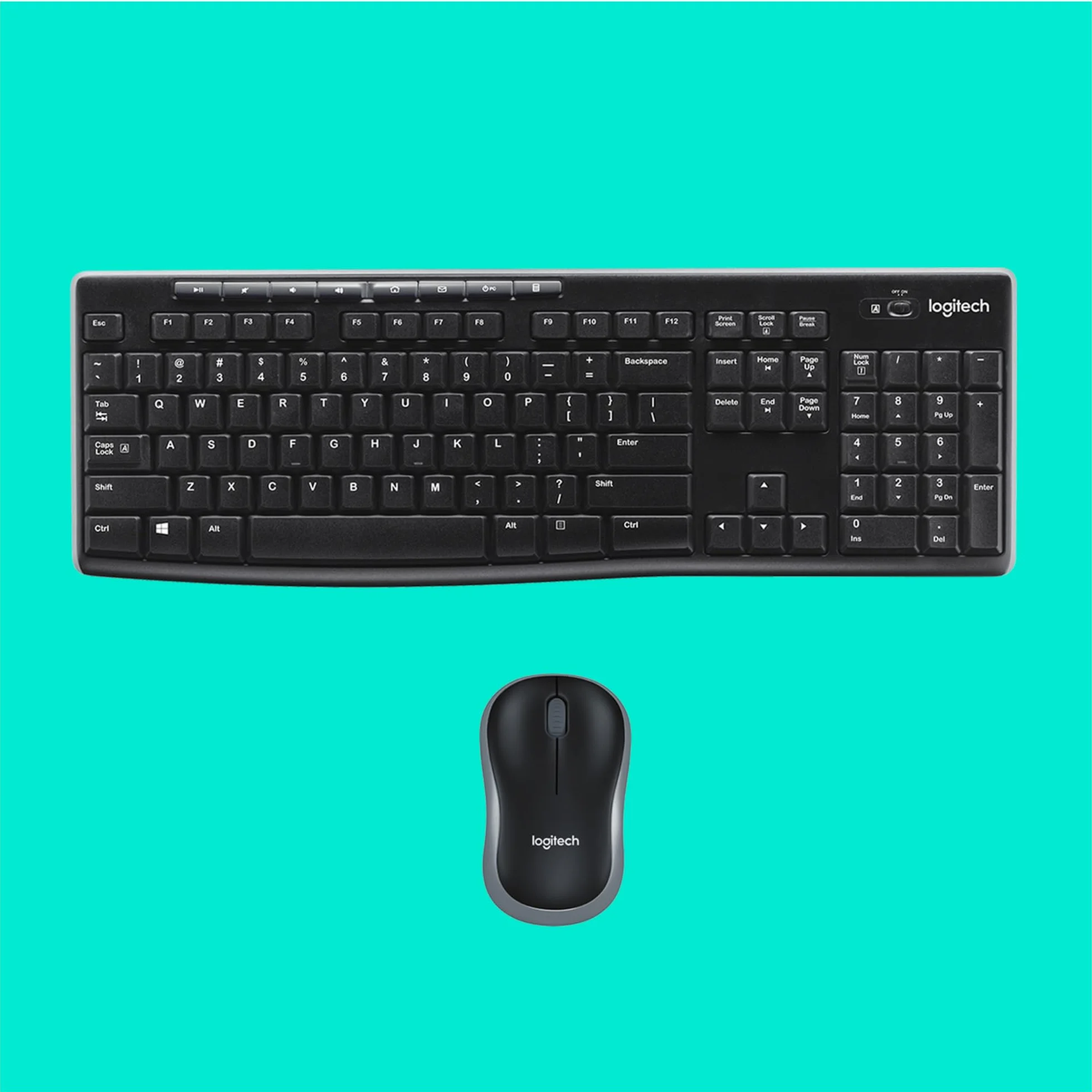 Logitech MK270 tastiera e mouse wireless COMBO - US INT'L QWERTY