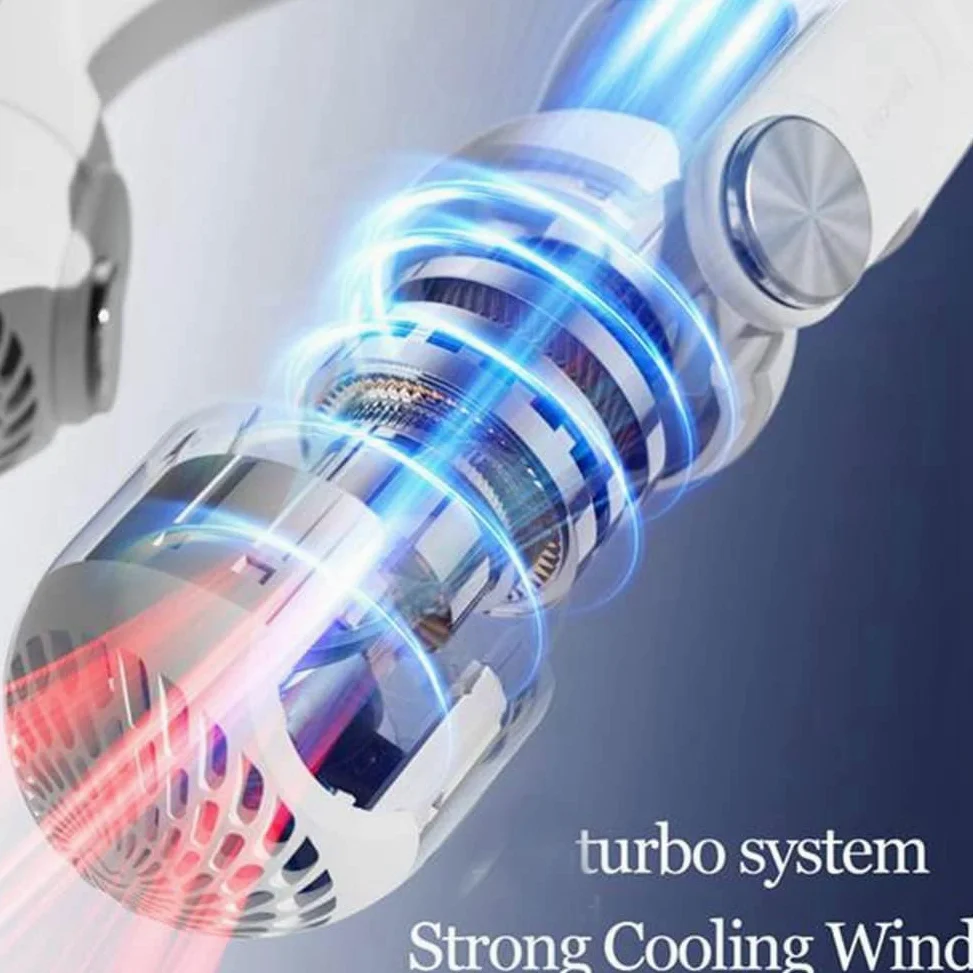 ZUMAHA Ventilatore Portatile Mini Ventilatore a 3 velocità, Ventilatore da Collo Portatile, Ventilatore Personale Turbo Ricaricabile Tramite USB per Viaggi/Ufficio/casa/all'aperto Multiuso