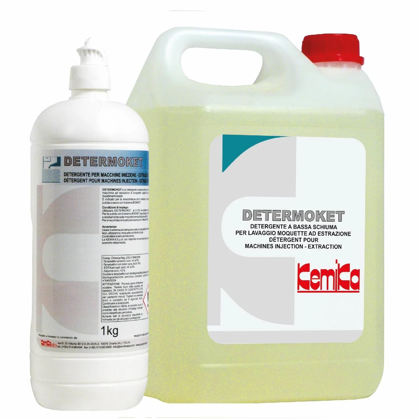 KEMIKA DETERMOKET 1 KG Detergente per macchine lavamoquette