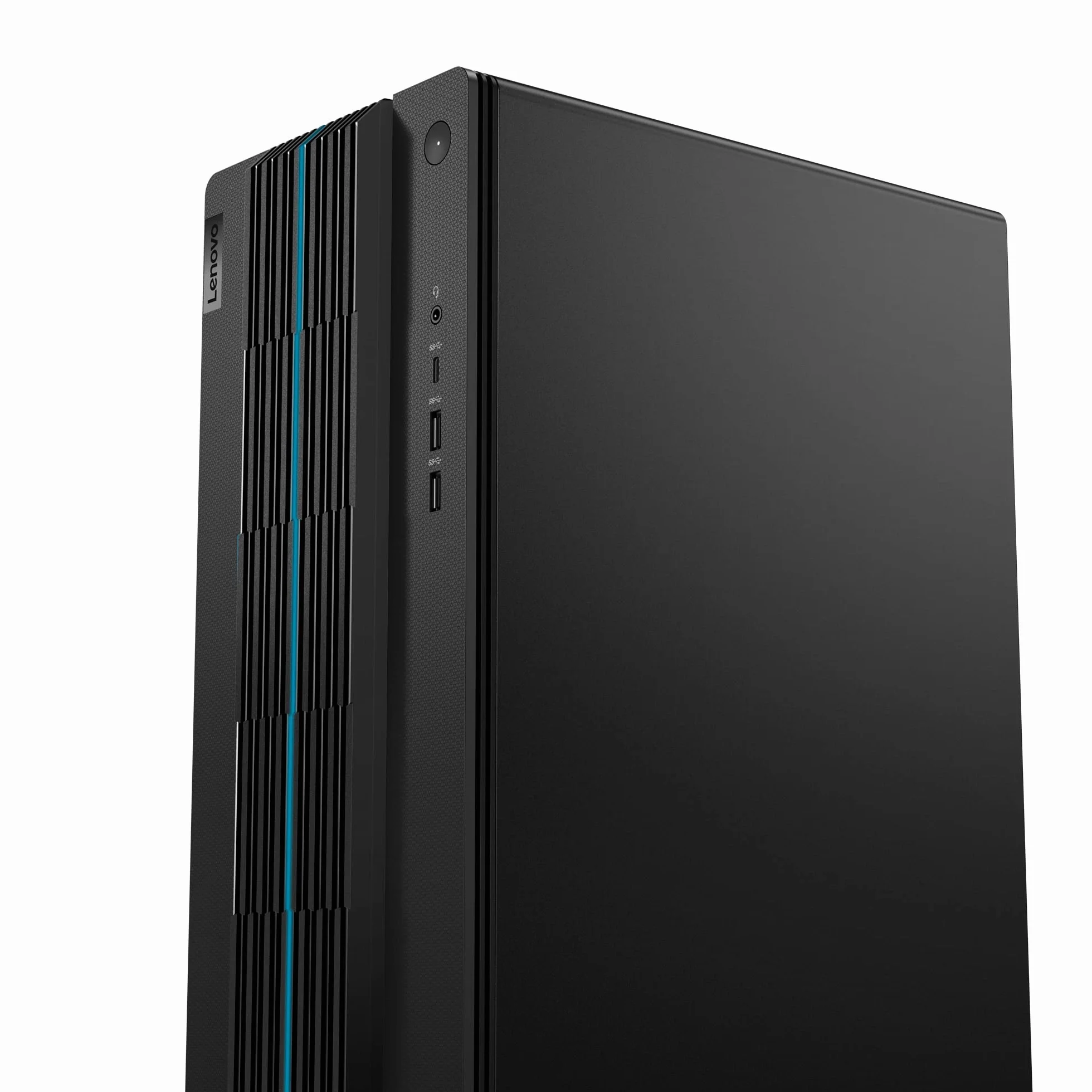 Lenovo Ideacentre Gaming 5 17ACN7 - Computer desktop (AMD Ryzen 5 5600G, 8 GB RAM, 512 GB SSD, NVIDIA GeForce RTX 3050-12 GB, Windows 11 Home) Tastiera AZERTY (Francese) e Mouse USB, colore: Nero