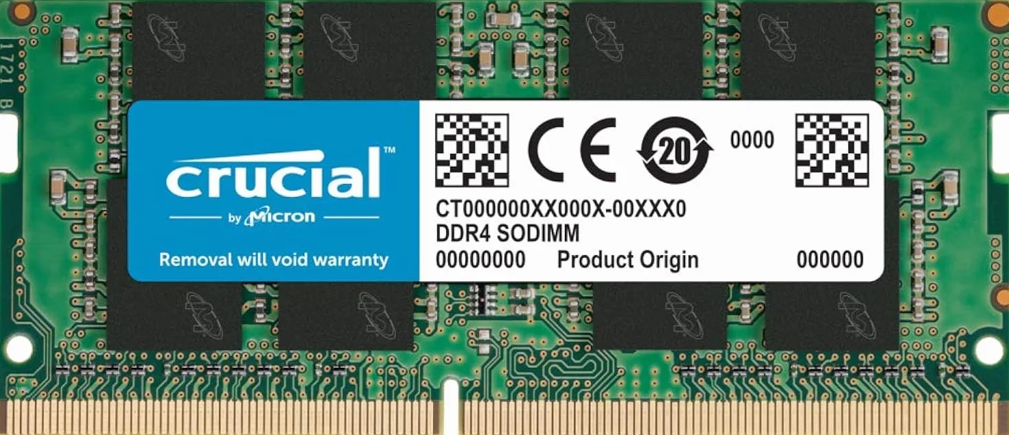 Crucial CT8G4SFRA266 Memoria per Portatile da 8GB, DDR4, 2666 MT/s, PC4-21300, SODIMM, 260-Pin