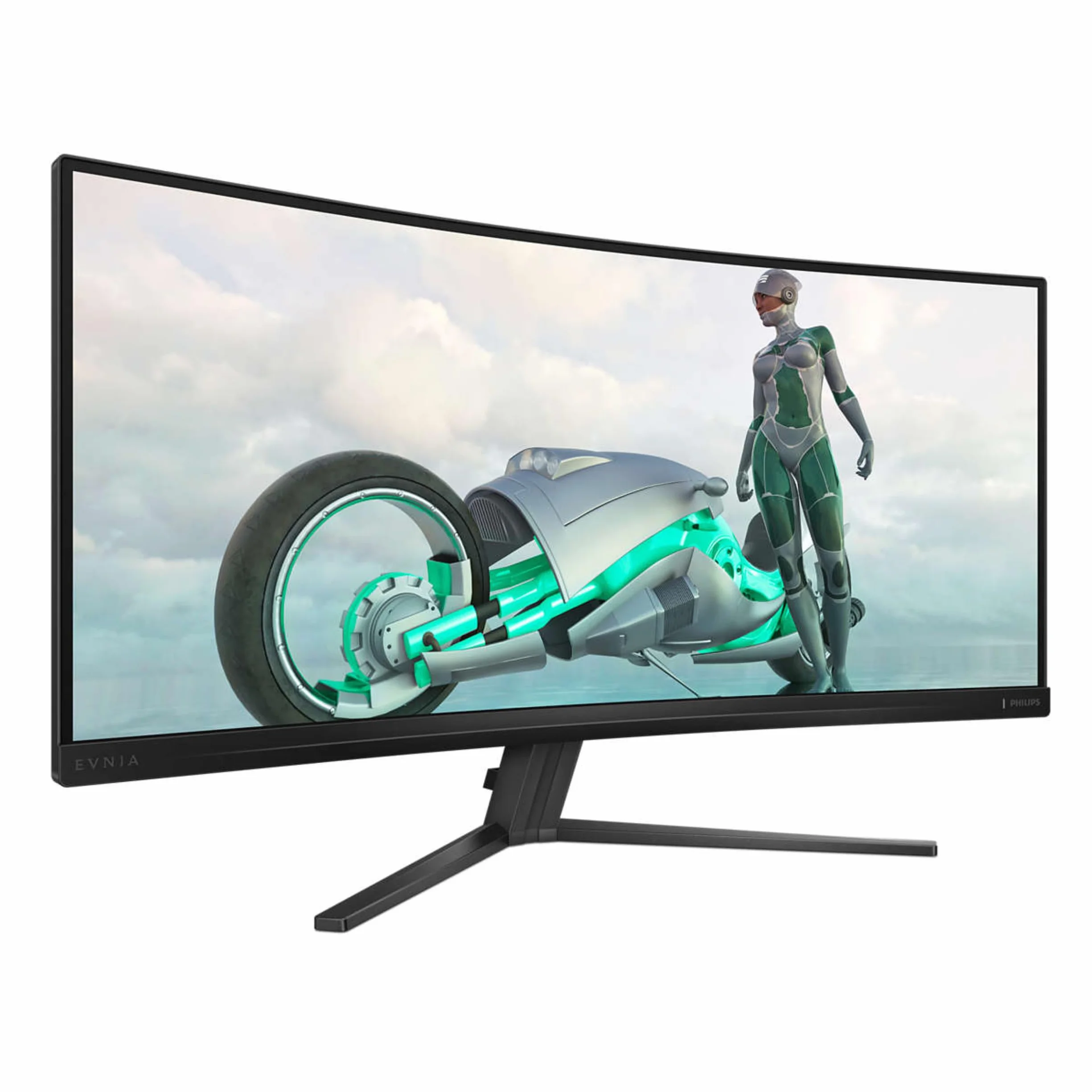 Philips Gaming Monitor 34M2C3500L 34 pollici, Curvo, 3440x1440, UW-QHD, 180Hz, Fast VA Panel, 0.5ms MPRT, , (HDMI2x 2.0 DP 1x 1.4) Adaptive Sync, HDR10, FreeSync Premium, Grigio Scuro