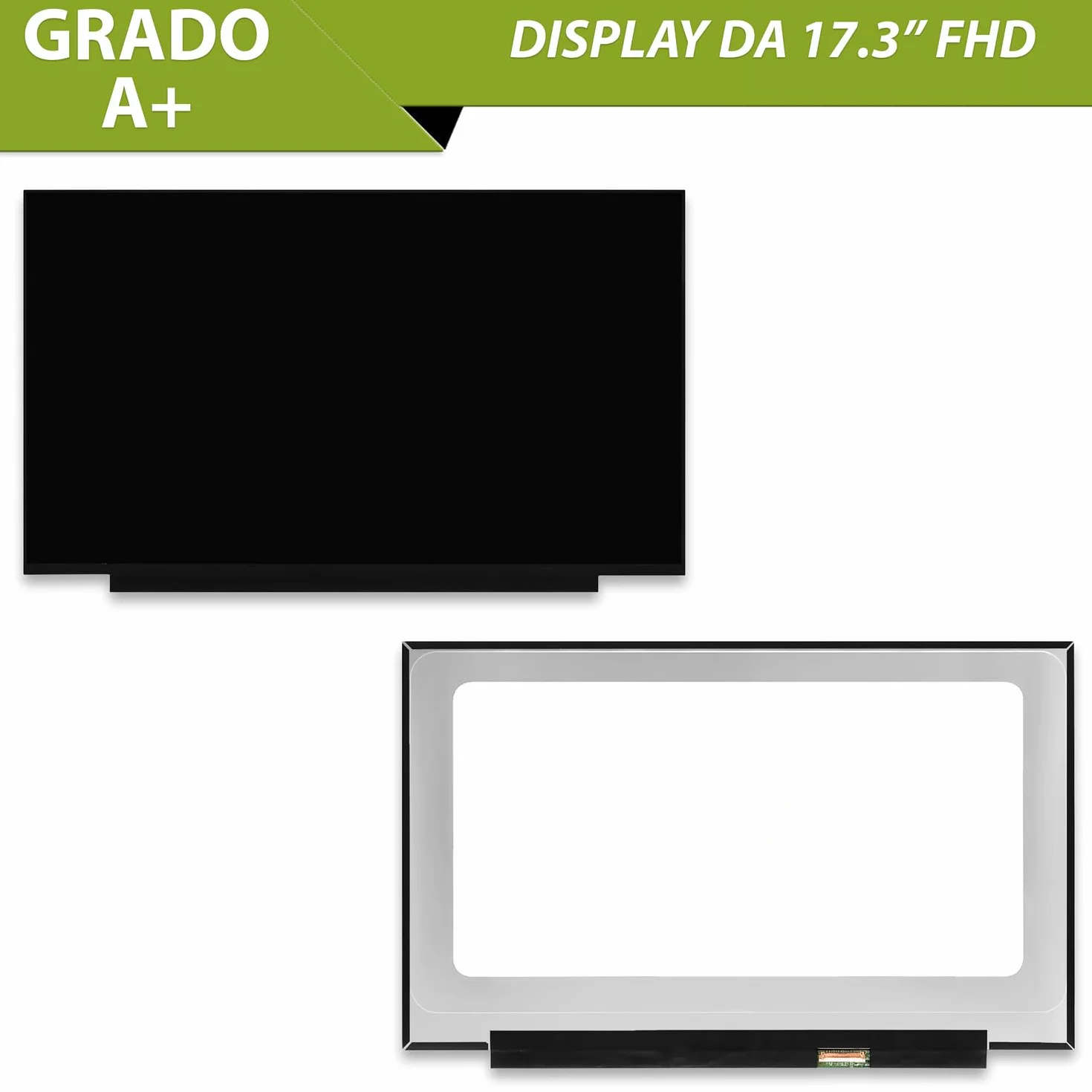 new net - Pannello Schermo Display LCD IPS Compatibile con HP Omen 17-ck0008nl, 17-ck0009nl, 17-ck0010nl, 17-ck0011nl, 17-ck0012nl, 17-ck0013nl [17.3 Pollici FHD 1920x1080 40pin 144Hz]