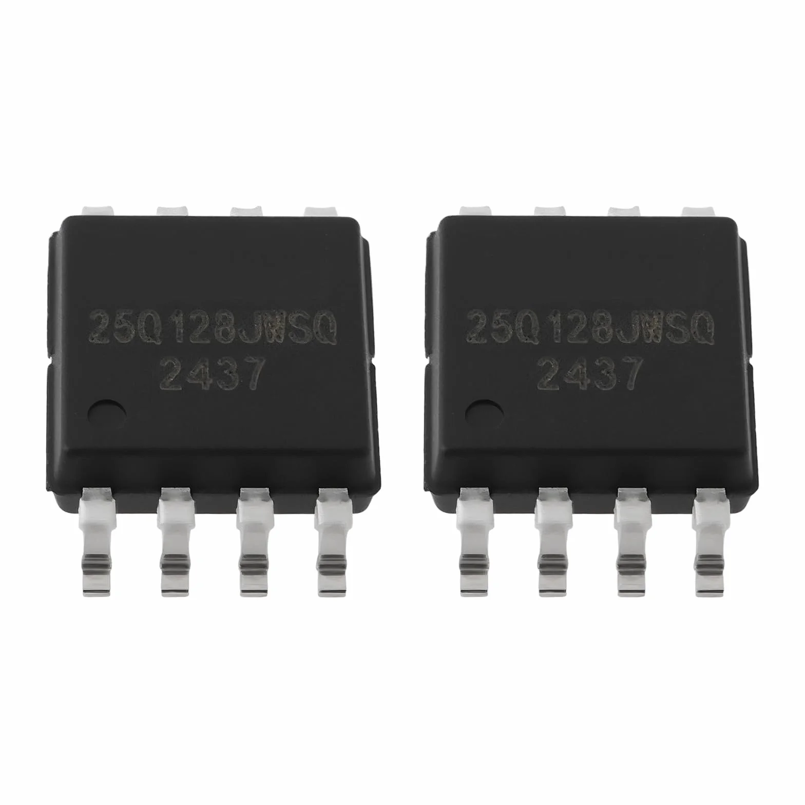 2 Pezzi Chip di Memoria Flash Seriale W25Q128JWSQ da Package SOIC-8 Interfaccia SPI per Sistemi Embedded Applicazioni di Archiviazione Dati