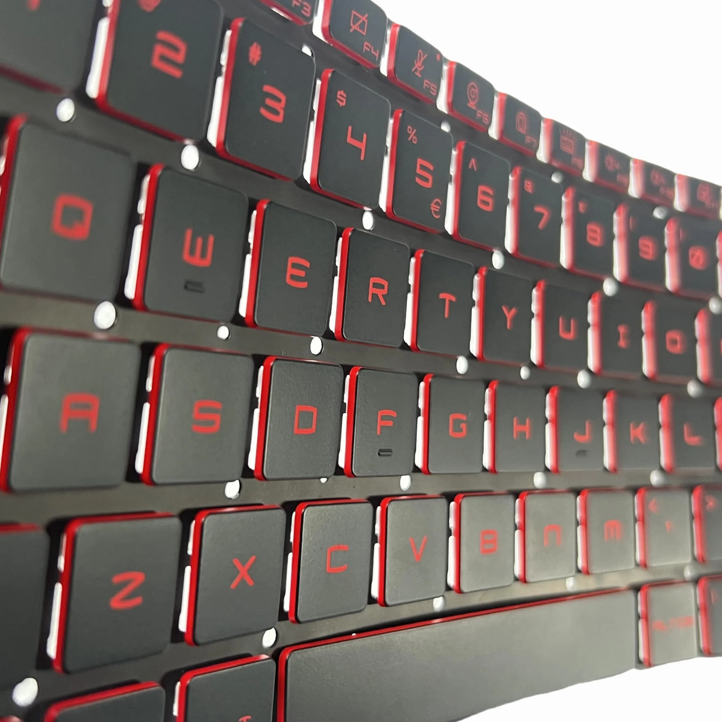 Tastiera di ricambio per laptop serie MSI Katana GF66 GF76 Pulse GL66 GL76 MS-1582 MS-1583 MS-17L1 MS-17H3 con tastiera retroilluminata con lettere rosse layout USA
