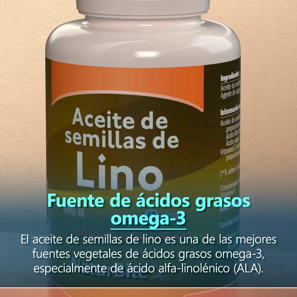 Olio di semi di lino 60 capsule 1000mg