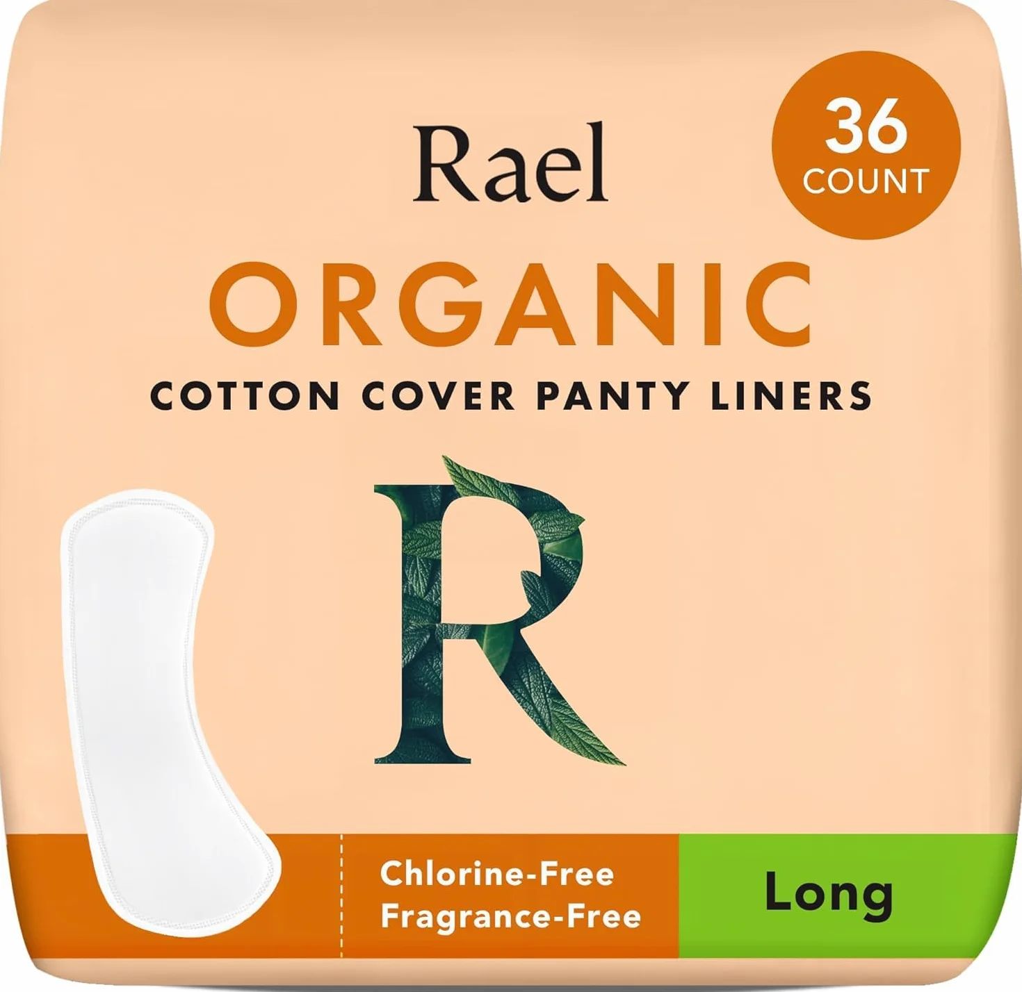Rael Salvaslip Cotone Bio Ultra Sottile Proteggi Slip Ipoallergenico Inodore Vegano 36 Pezzi