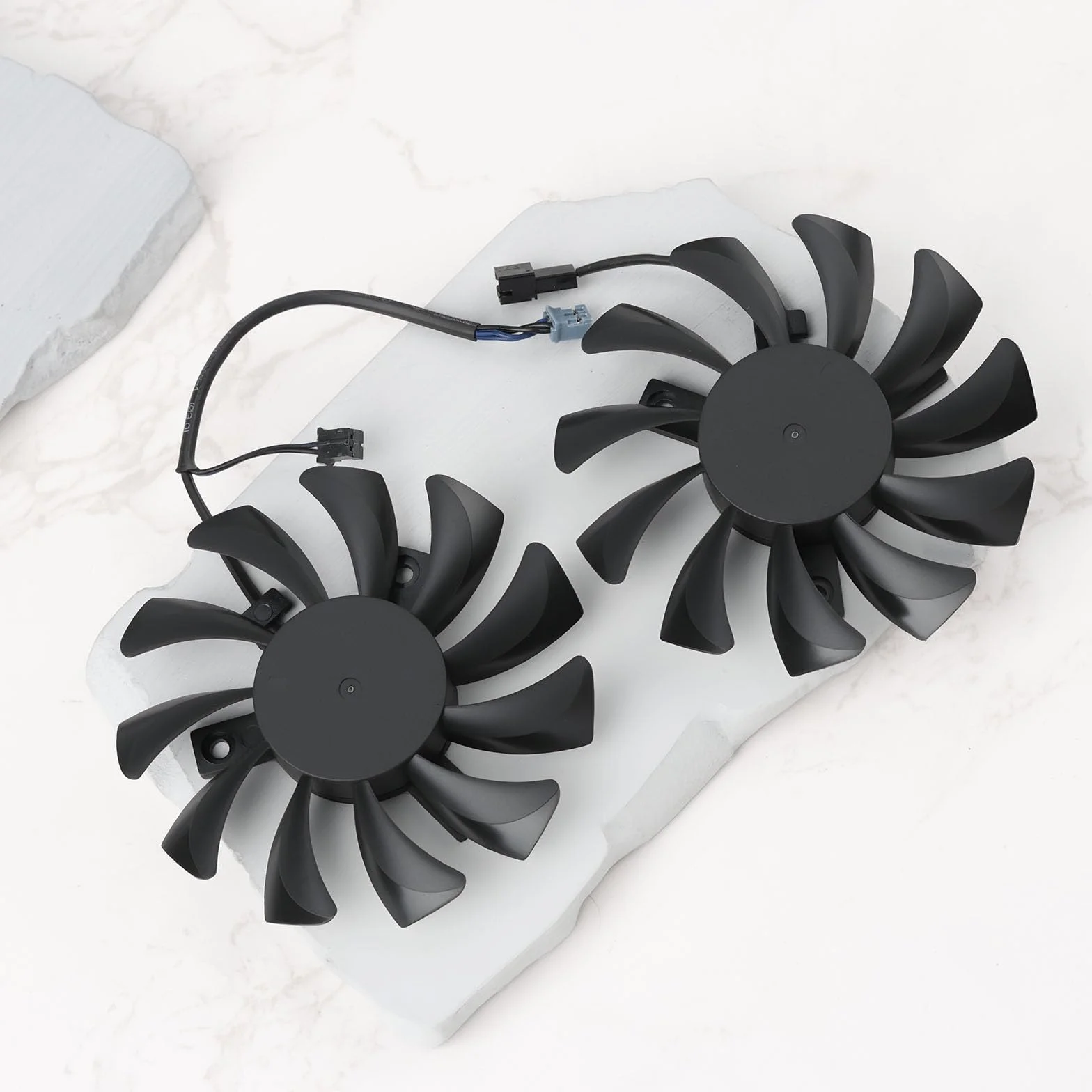 1 Paio Di Ventole Di Ricambio A 2 Pin Per Scheda Grafica PC Ventola Di Raffreddamento GPU Compatibile Con Scheda Grafica MSI GTX 1050/1050 Ti
