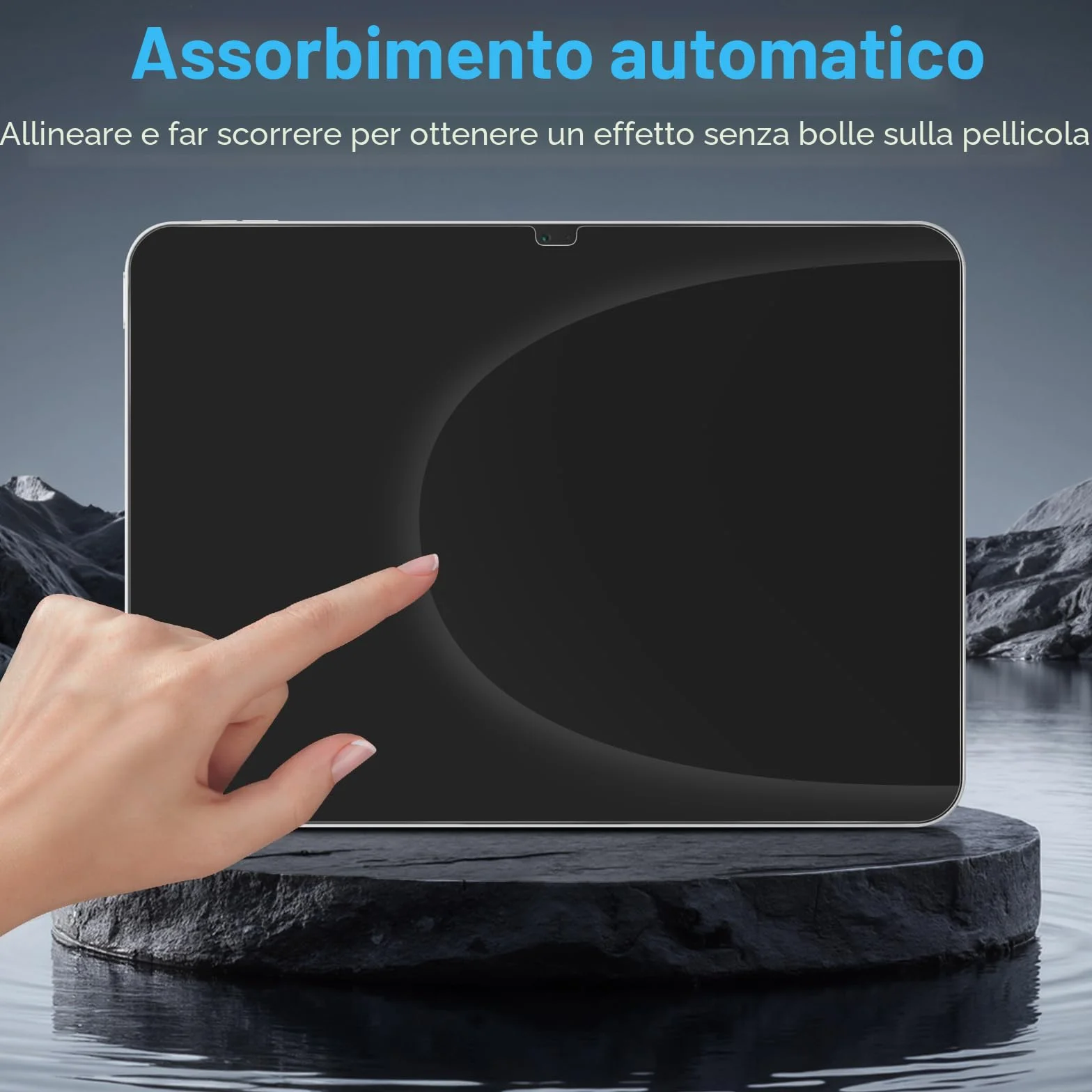 2-pezzi, Pellicola per iPad A16 11 Generazione 2025/ iPad 10 Generazione 10,9 Pollici Vetro Temperato