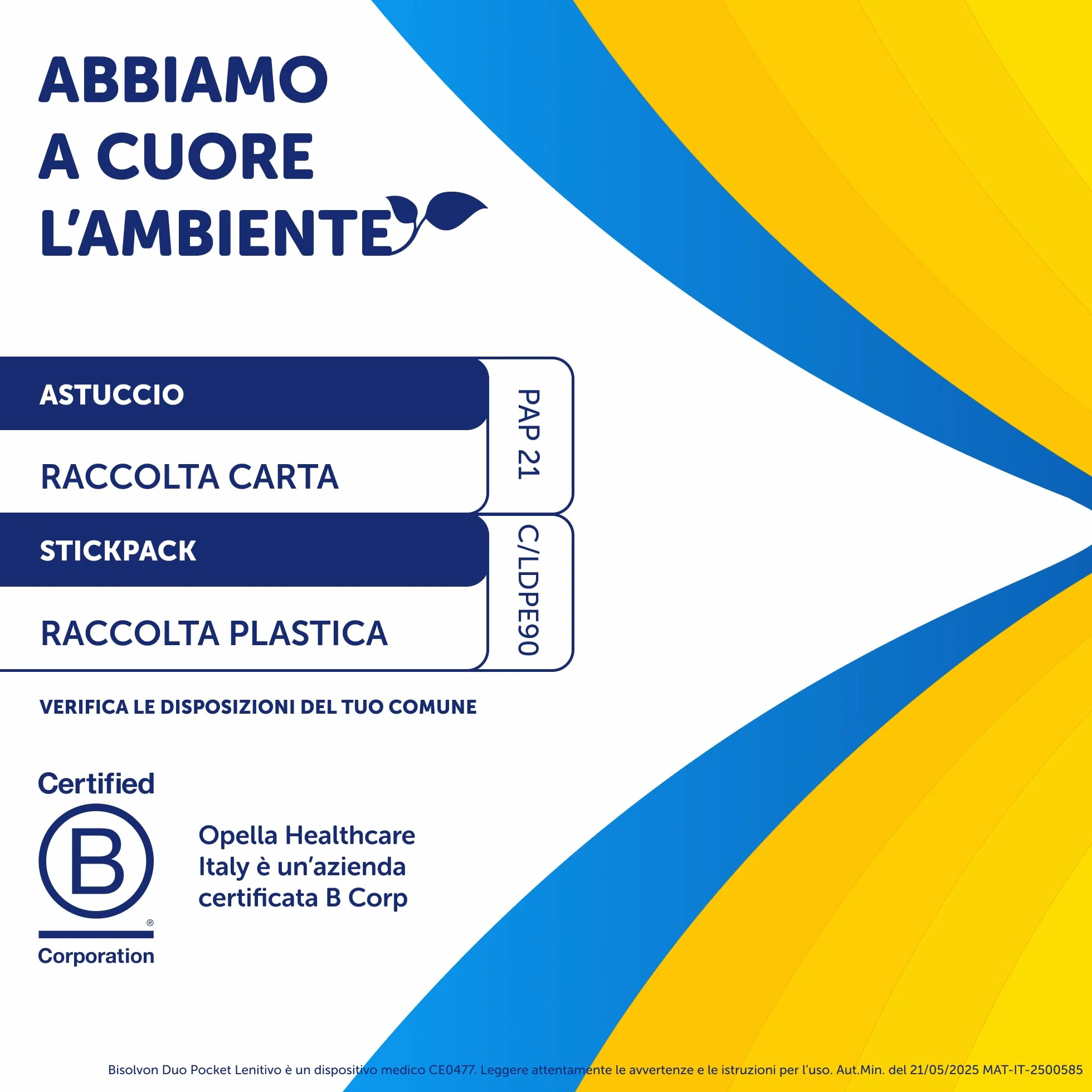 Bisolvon Duo Pocket Sciroppo Tosse, Tosse Secca e Grassa Adulti e Bambini 6+, Senza Glutine, Senza Lattosio (12 Bustine)