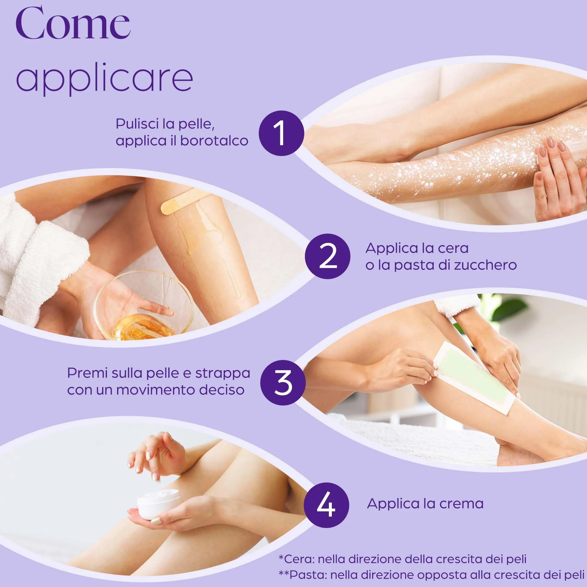 Strisce di cera in tessuto non tessuto 150 pezzi per ceretta viso corpo gambe