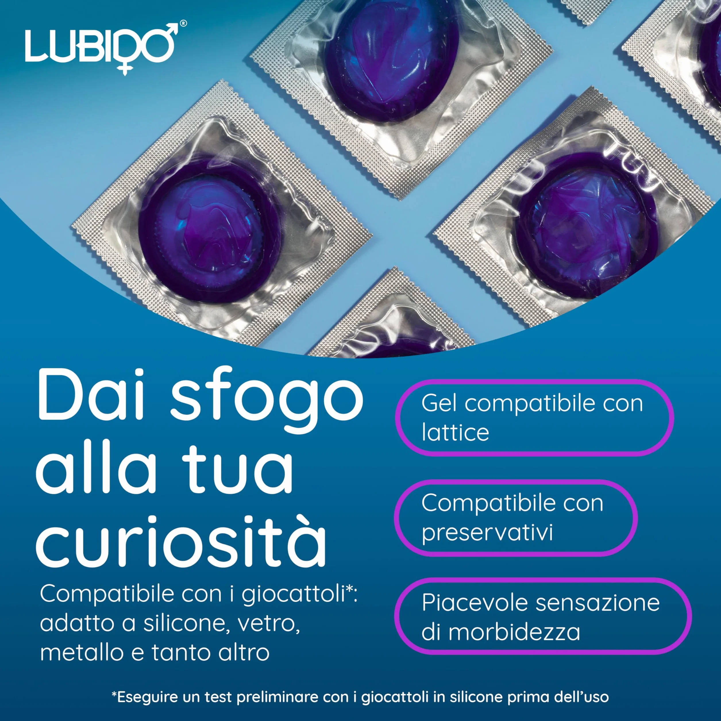 Lubido Gel lubrificante ibrido cremoso idratante senza parabeni 250 ml