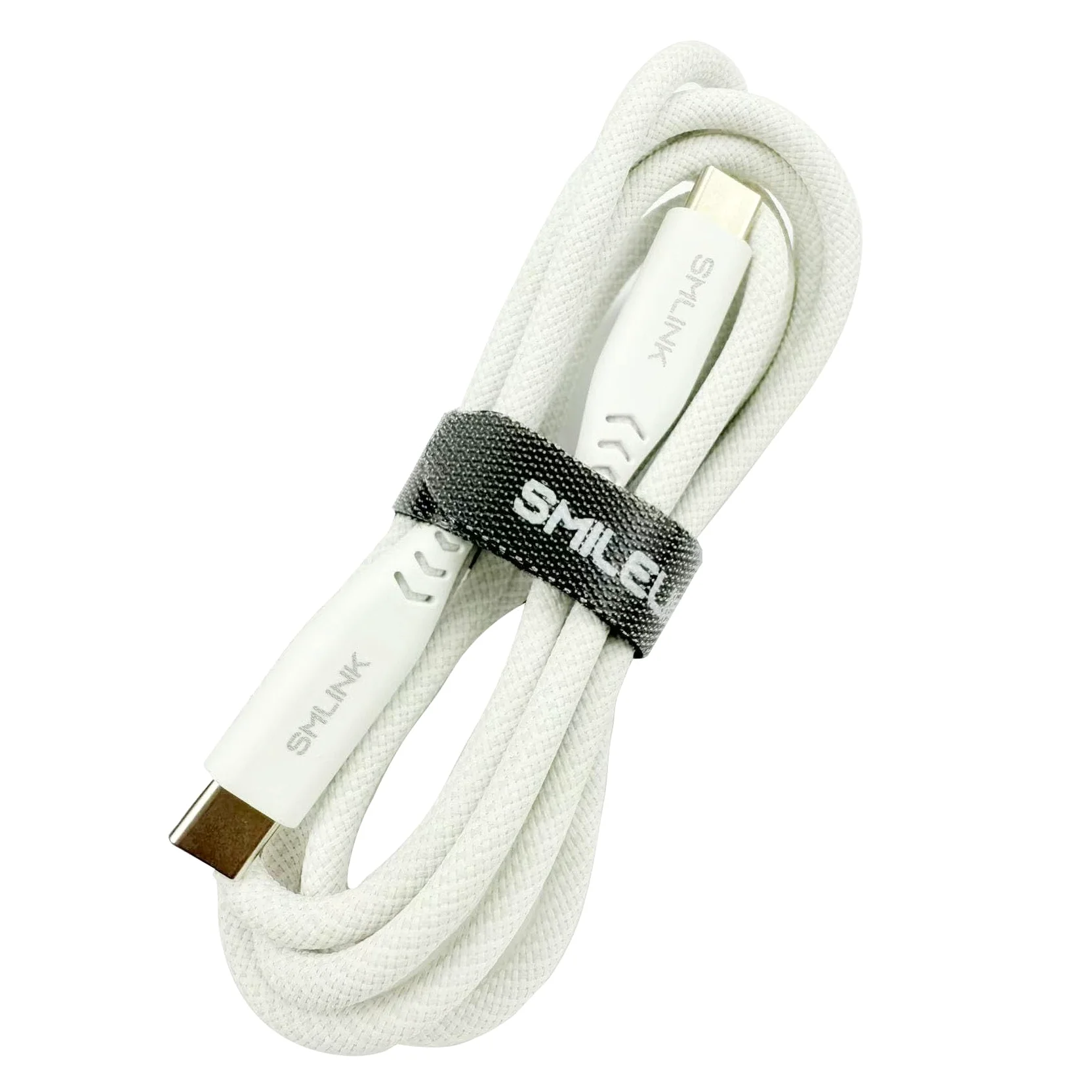 PD60W - Cavo da USB C a USB C, 1,5 m, in nylon intrecciato, ricarica rapida e trasferimento dati ad alta velocità, compatibile con iPhone 17/16/15, serie laptop, colore: bianco