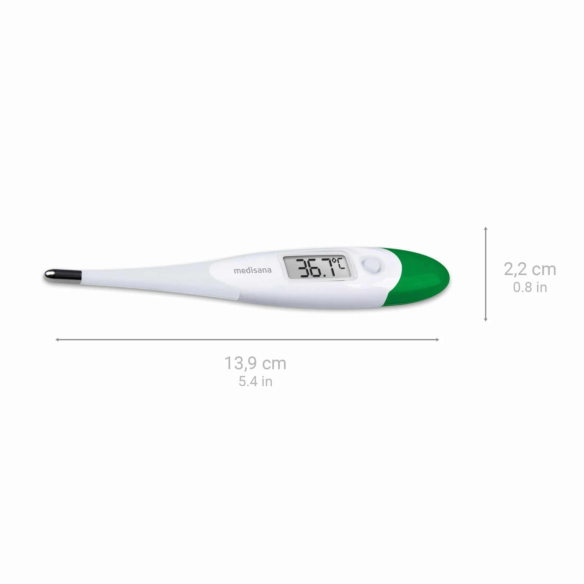 medisana TM 700 Termometro clinico digitale impermeabile con allarme febbre e memoria per neonati bambini adulti