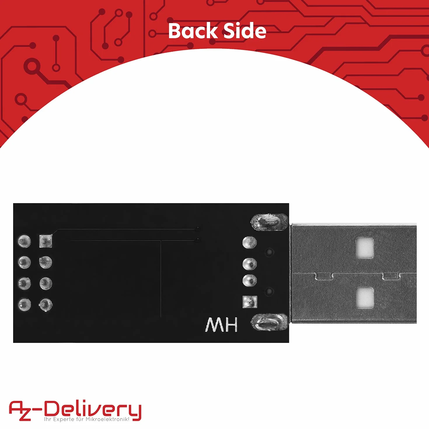 AZDelivery Adattatore USB per ESP-01 Wifi Modulo con eBook