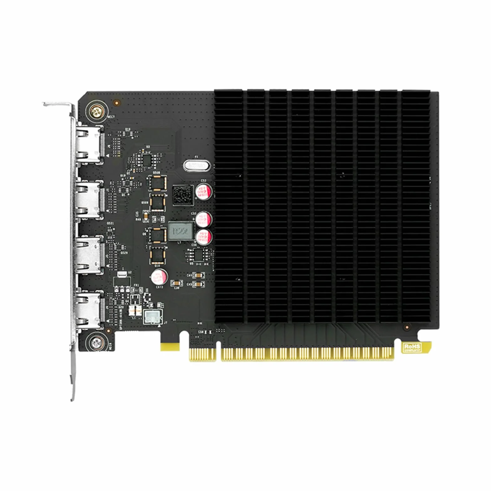 MAXSUN GeForce GT 730 - Scheda grafica GDDR3 da 4 GB, HDMI 4X, supporto scheda video 4K a 30 Hz, PCI Express 2.0 x8, GPU silenziosa