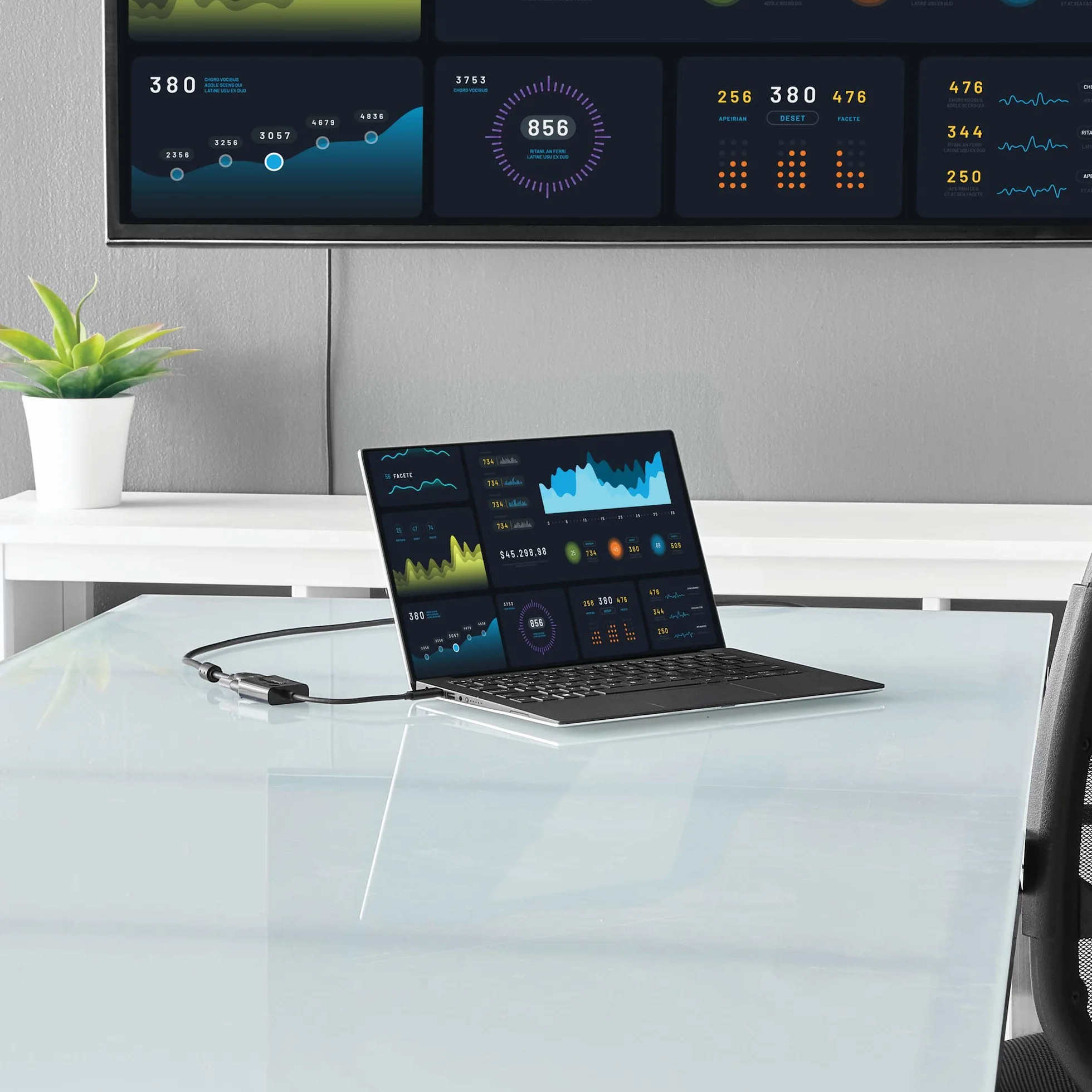 StarTech.com Adattatore USB-C a VGA 1080p Convertitore video per MacBook Pro Nero CDP2VGAEC