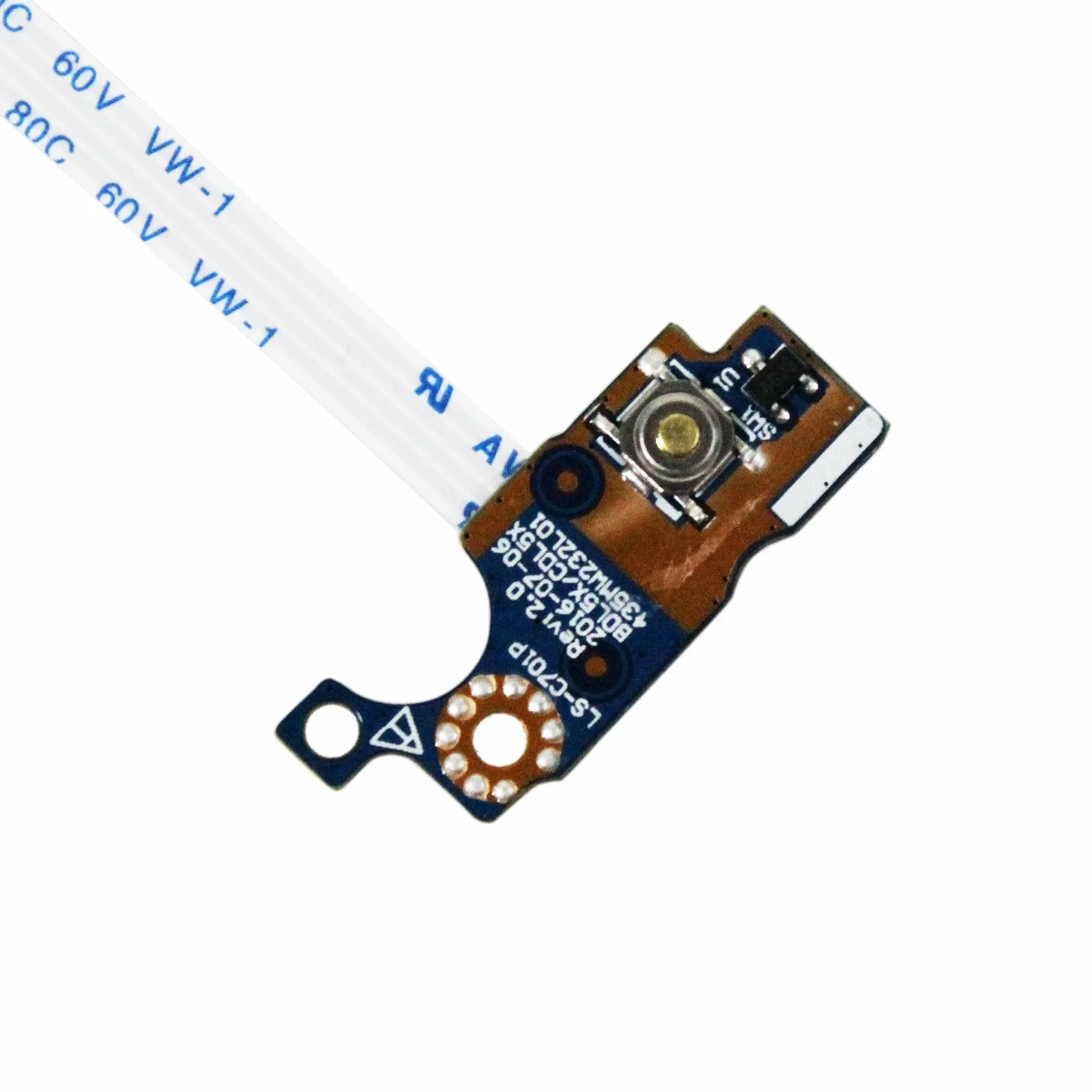 Gintai Scheda con Tasto accensione Pulsante per HP 15-A 15-AC 15-AF 15-BA 15Z-BA 15-AY 250 G4 250 G5 255 G4 255 G5 256 G4 LS-C701P NBX00020I00 435MW232L01 855012-001 813955-001