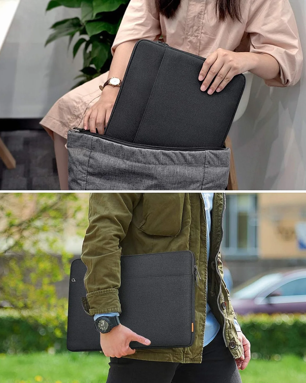 Inateck Custodia per Laptop Compatibile con 15,6 Pollici Notebook