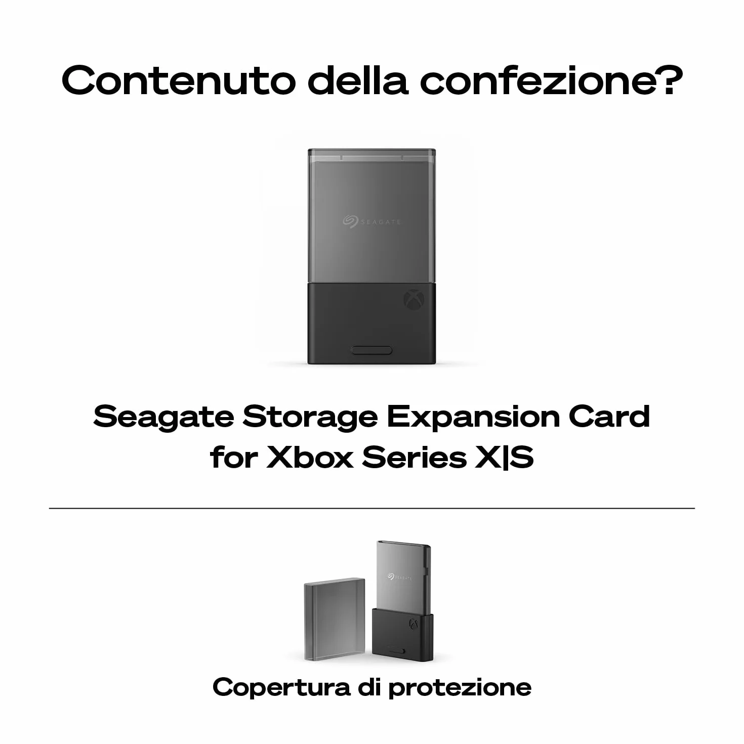 Seagate Expansion Card per Xbox Series X|S, 2TB, esterno NVMe SSD (STJR2000400)