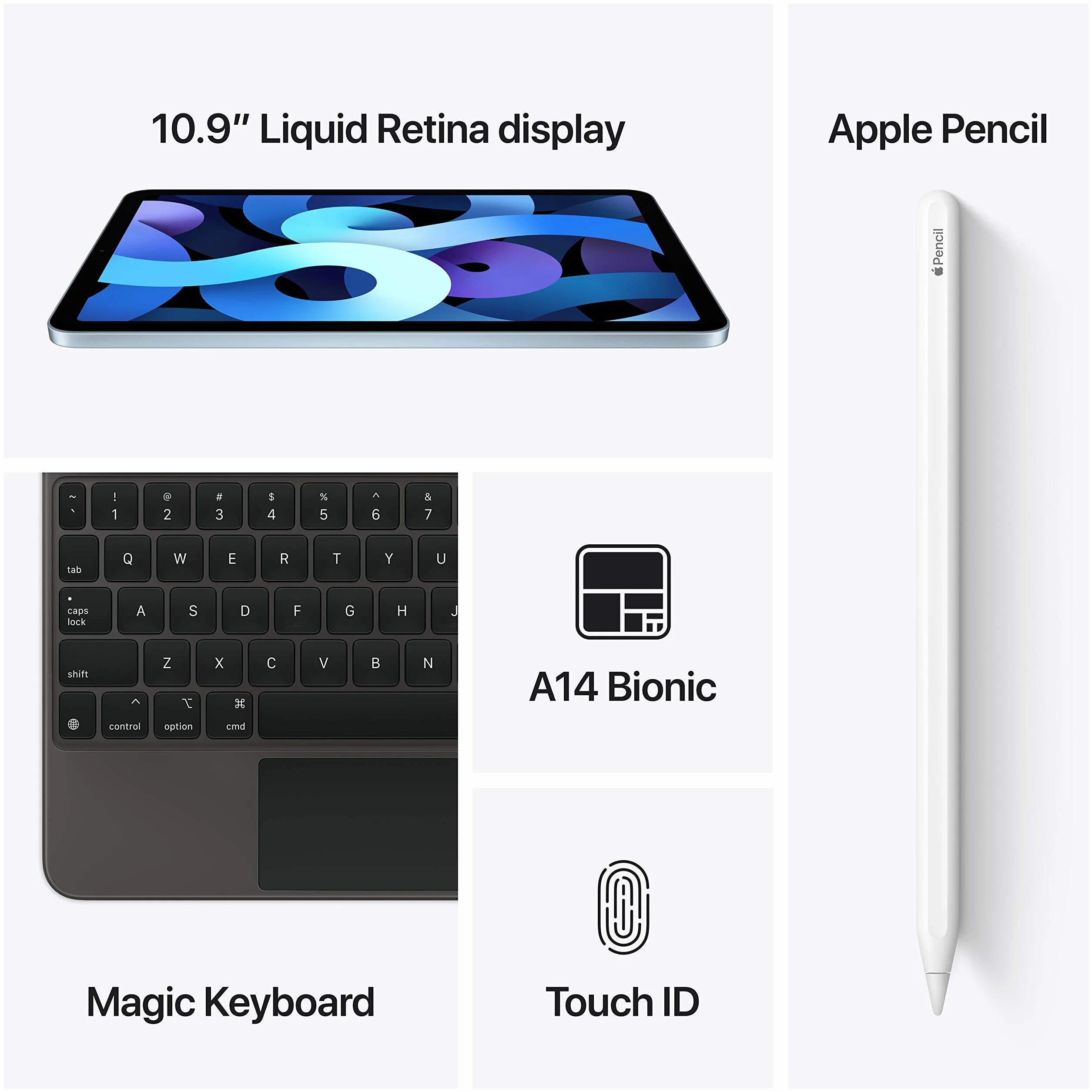 Apple iPad Air 10.9" Wi-Fi+Cellulare 64GB Grigio Siderale Ricondizionato 2020