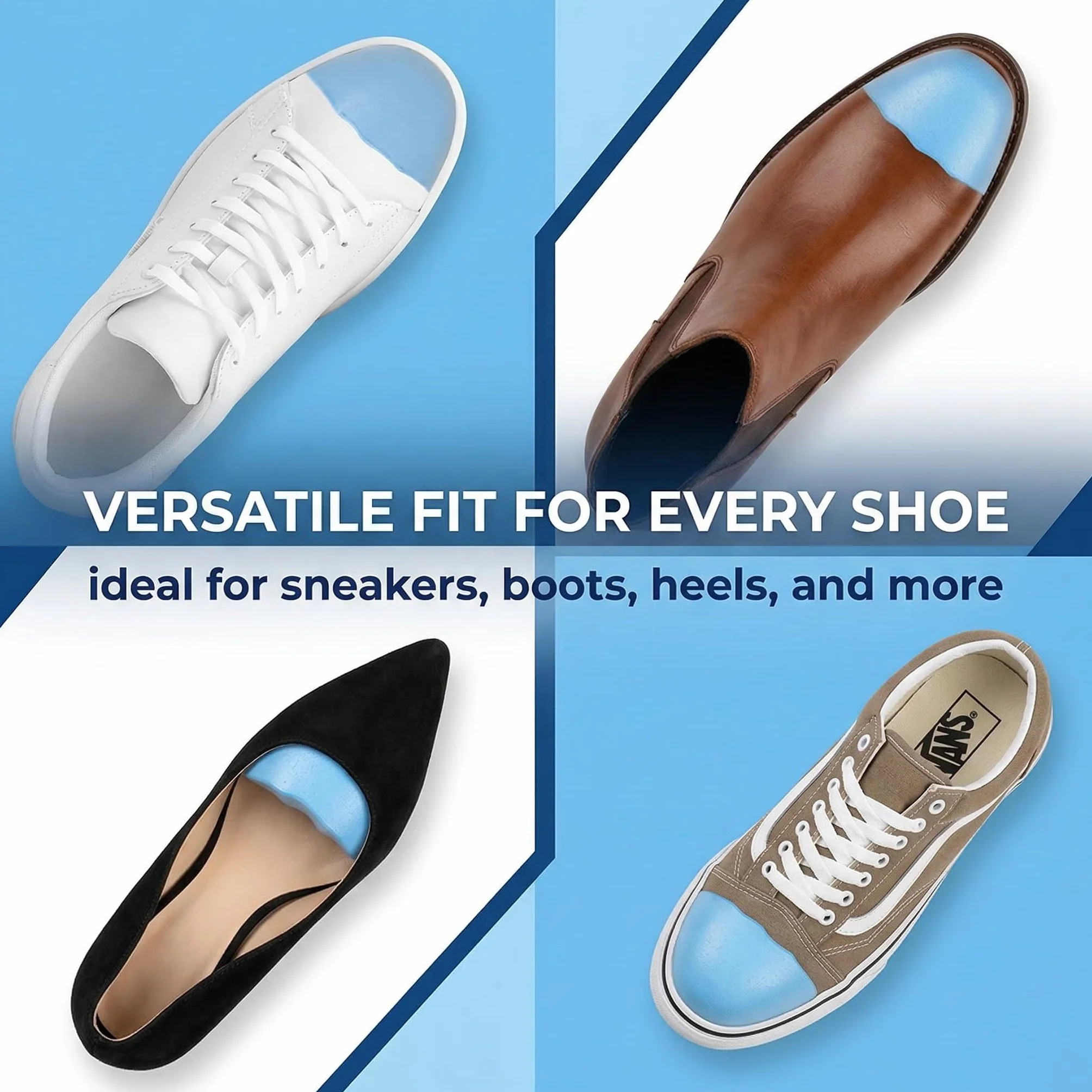 Inserti per Scarpe Troppo Grandi Invisibili in Schiuma per Donna Uomo Solette Comfort Regolabili Antiscivolo