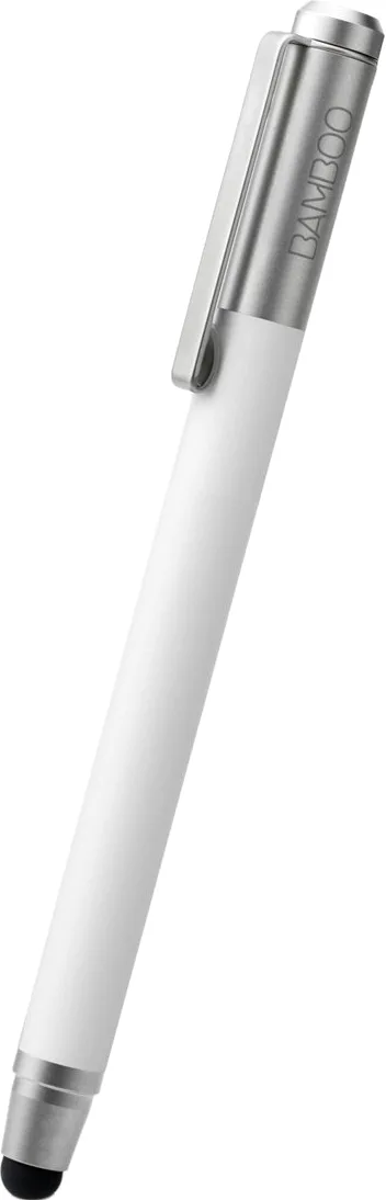 Wacom Bamboo Stylus Solo - CS-100- Penna per iPad e tablet - Bianco [Vecchio Modello]