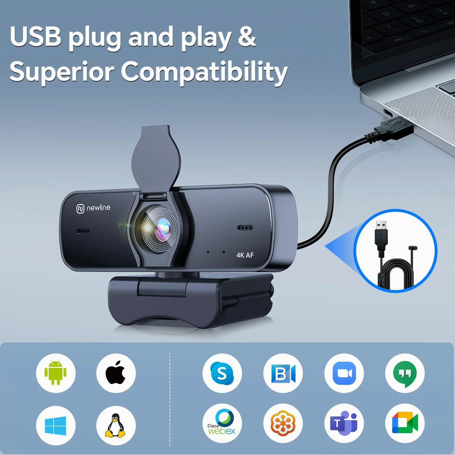 Webcam 4K per PC