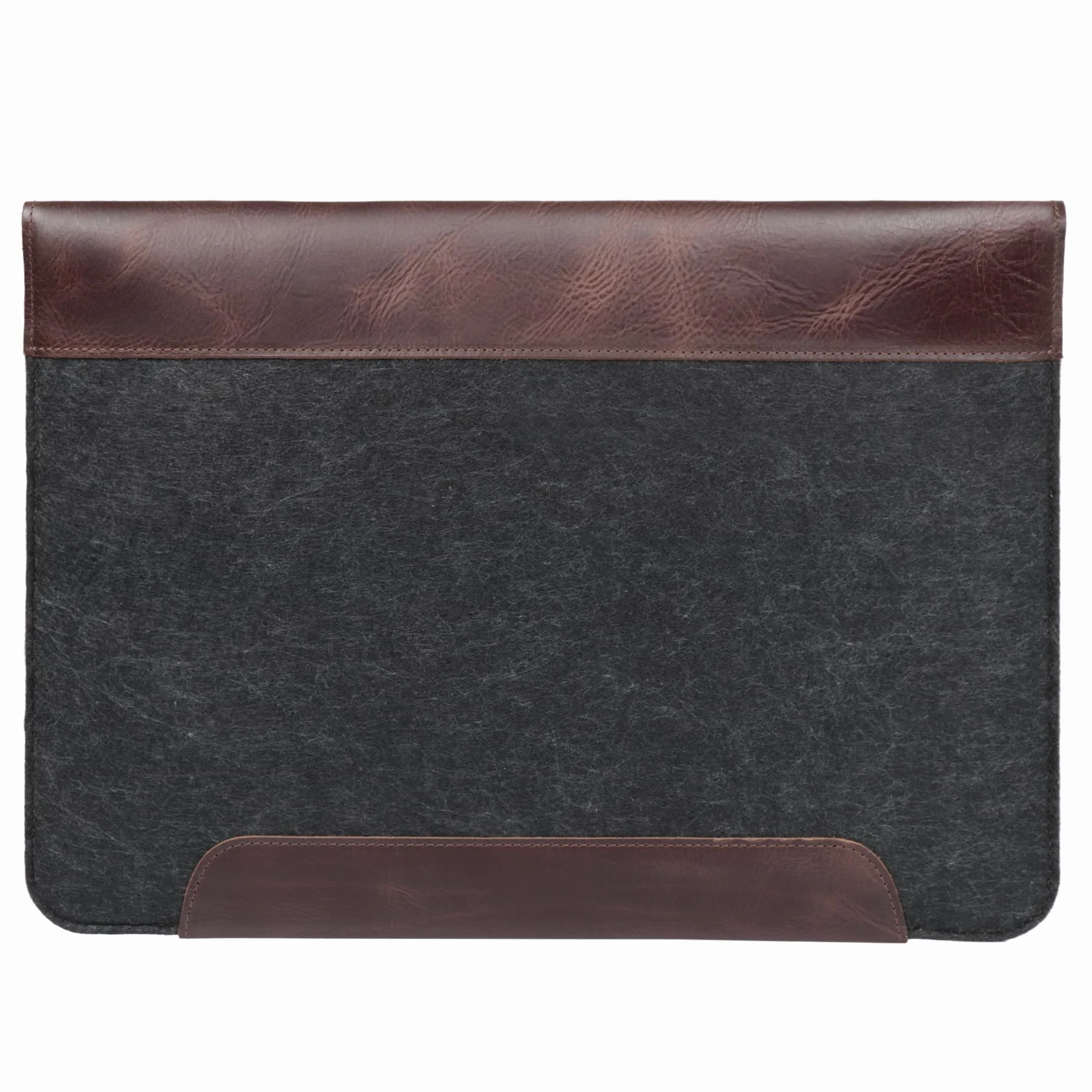 MegaGear Custodia in Vera Pelle Compatibile con MacBook Pro 16 e MacBook Air 15.3 (M5, M4, M3, M2, M1, 2020-2026) - Marrone