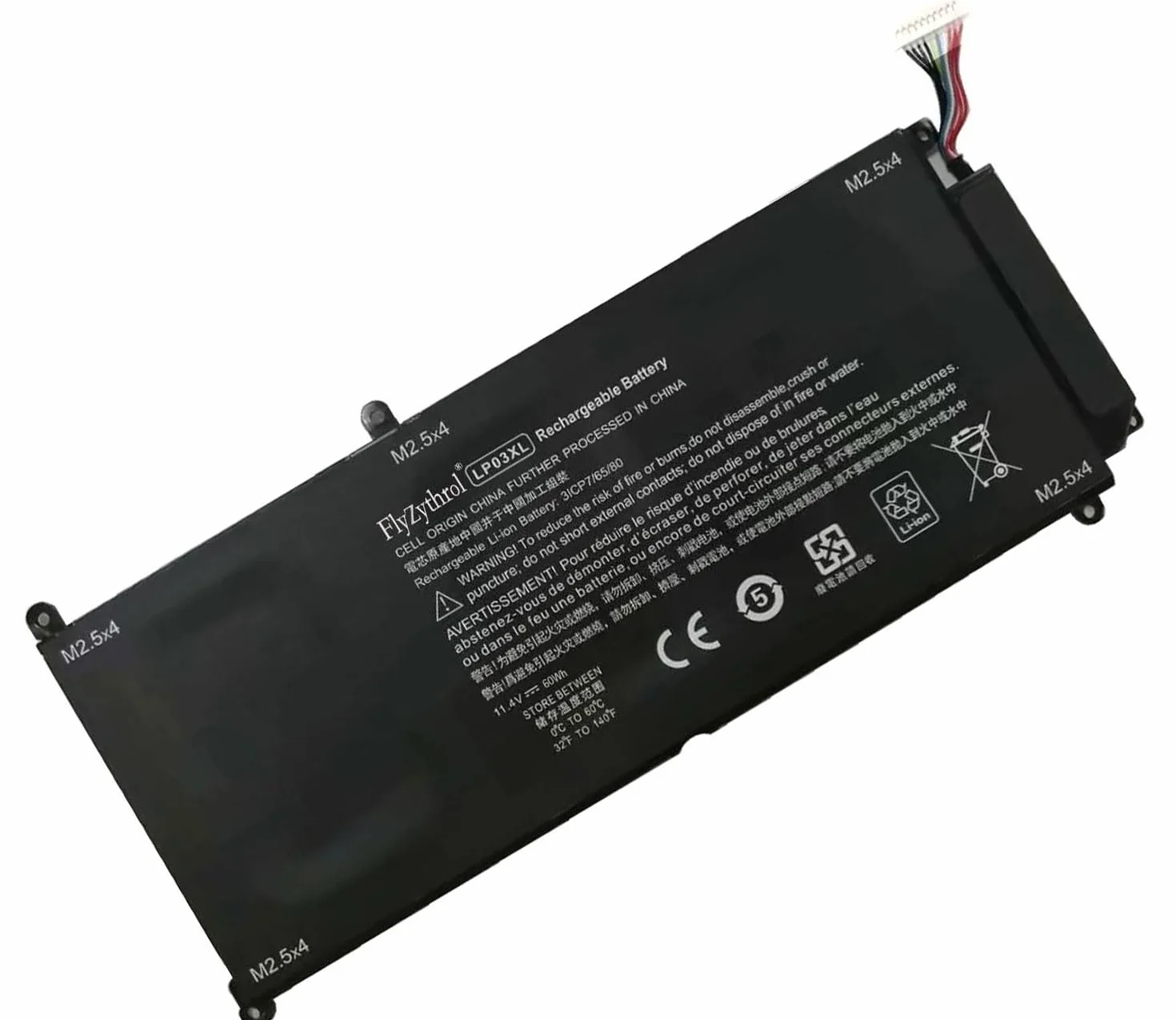 60Wh LP03XL Batteria Compatibile con HP Envy 15-AE 15T-AE000 TPN-C122 15-ae100 TPN-C124 Envy M6-P M6-P113DX 807211-241 805094-005 TPN-C121 HSTNN-DB6X 804072-241 807211-121 807211-221