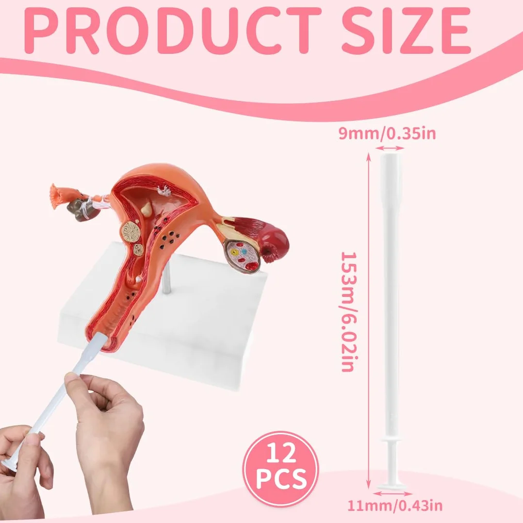Applicatori Vaginali Monouso 12 Pezzi, Lubrificante Personale Iniettore 2g