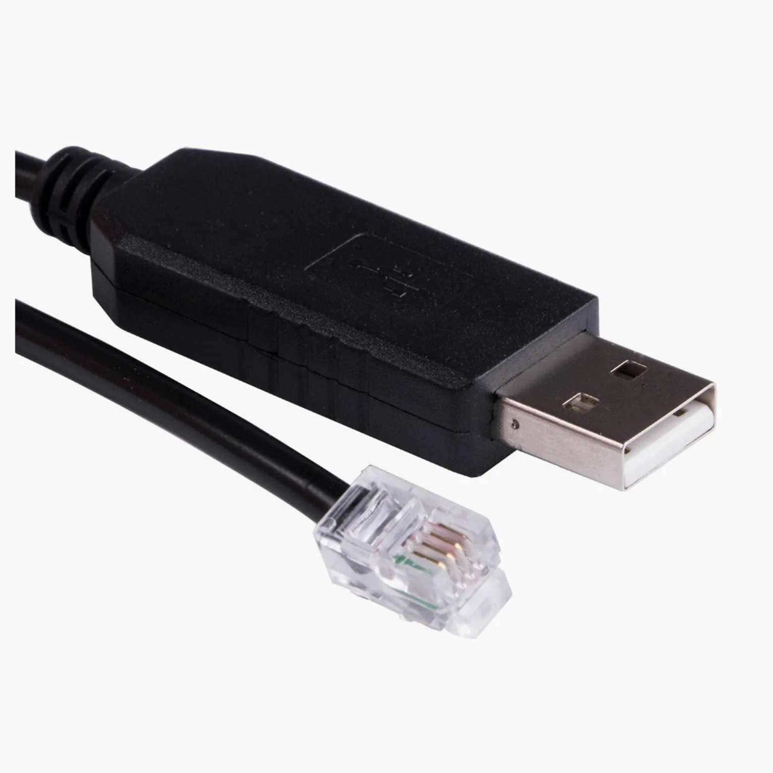 Cavo di controllo seriale RS232 da USB a RJ9 4P4C, cavo adattatore convertitore adatto per zeq25 ieq45 smarteq pro ieq30 (1,8 m, argento)