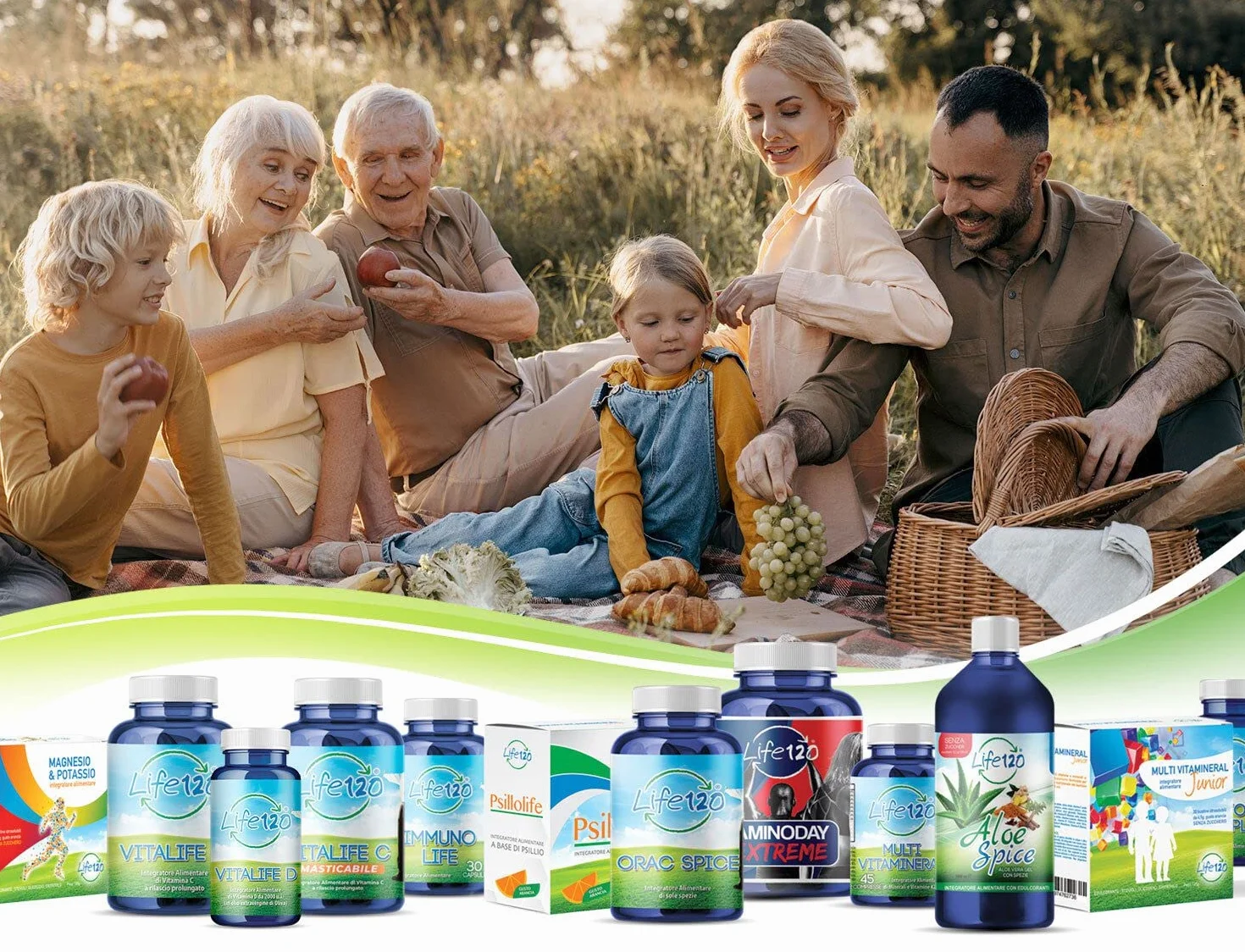 Omega 3 Life 120 perle integratore alimentare olio di pesce EPA DHA
