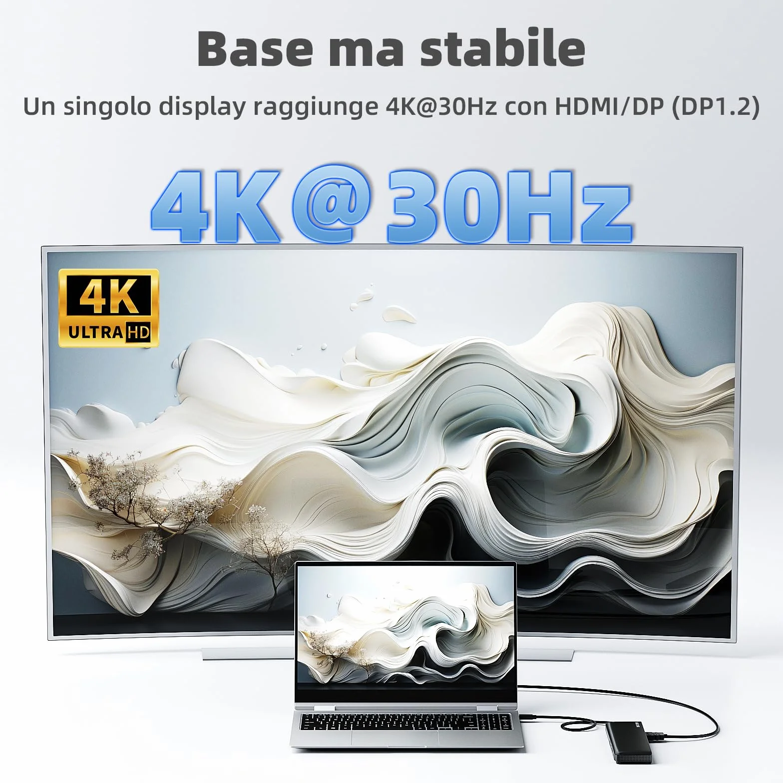 WAVLINK Docking station USB C 3 monitor, docking station con HDMI, DP, VGA, 100W PD, USB3.0&2.0, RJ45, slot SD/TF, audio/microfono, per Lenovo/HP/Dell, ecc. Nero