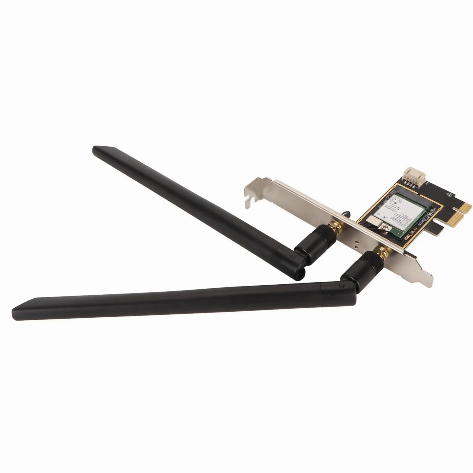 Scheda WiFi PCIe a 3 Bande Scheda Adattatore di Rete Wireless a Installazione Rapida 8774Mbps per PC 10 11, Facile da Usare per Computer Desktop