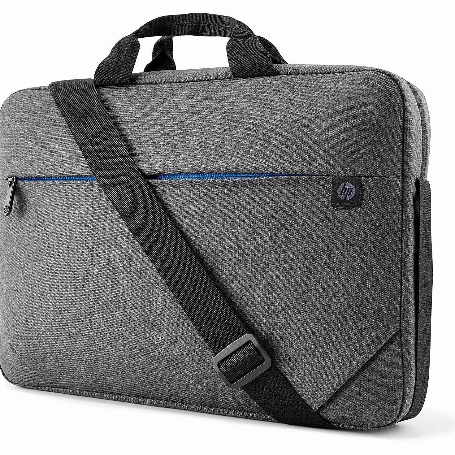 HP Prelude, Borsa a tracolla per Notebook fino a 15,6” e Tablet, con Tasche e Divisori Interni Imbottiti, Dotata di Cover Impermeabile, Realizzata con Materiale Riciclato, Grigia