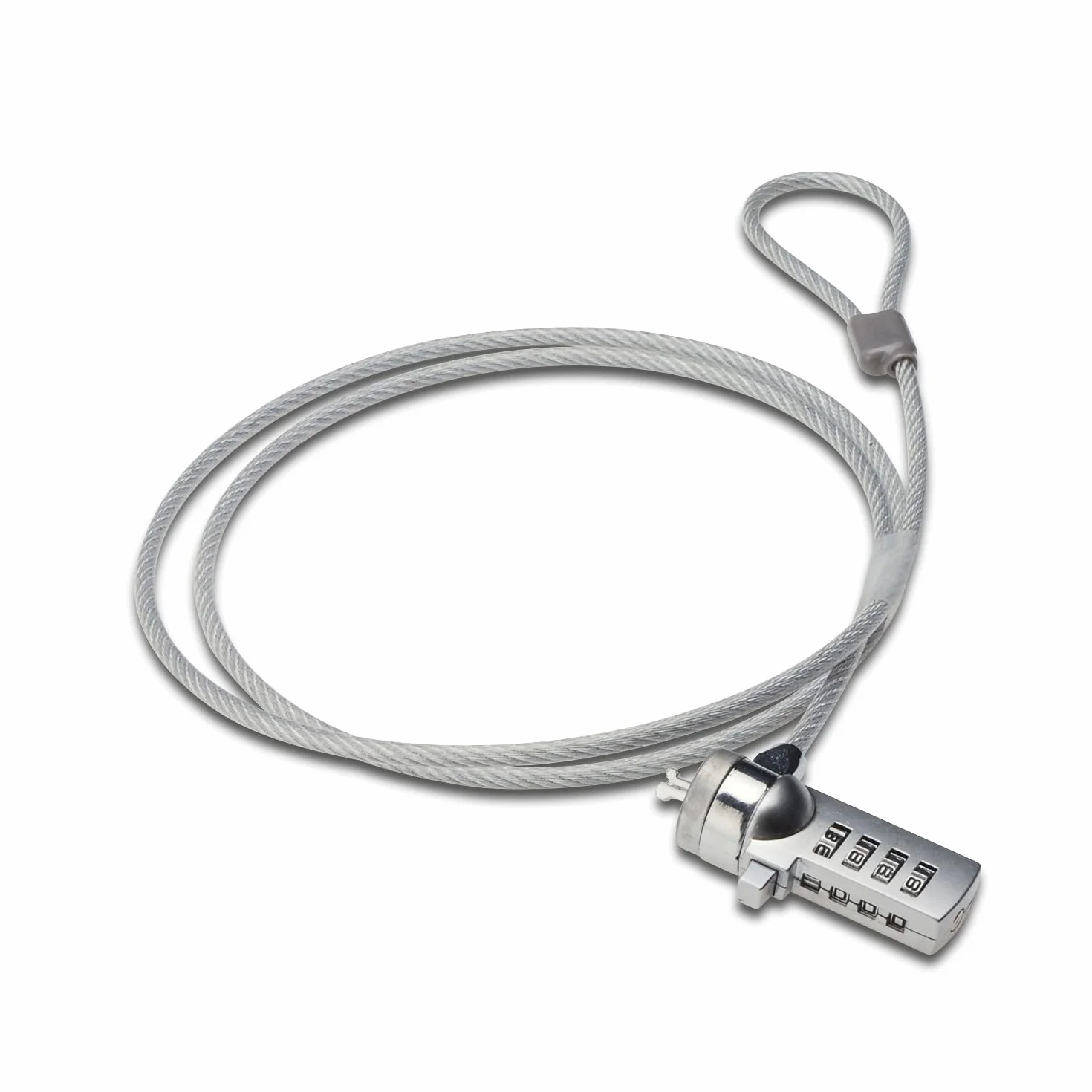 ACT Cavo di sicurezza per laptop da 1,5 m, cavo antifurto portatile, serratura a 4 combinazioni, per laptop e PC - AC9015