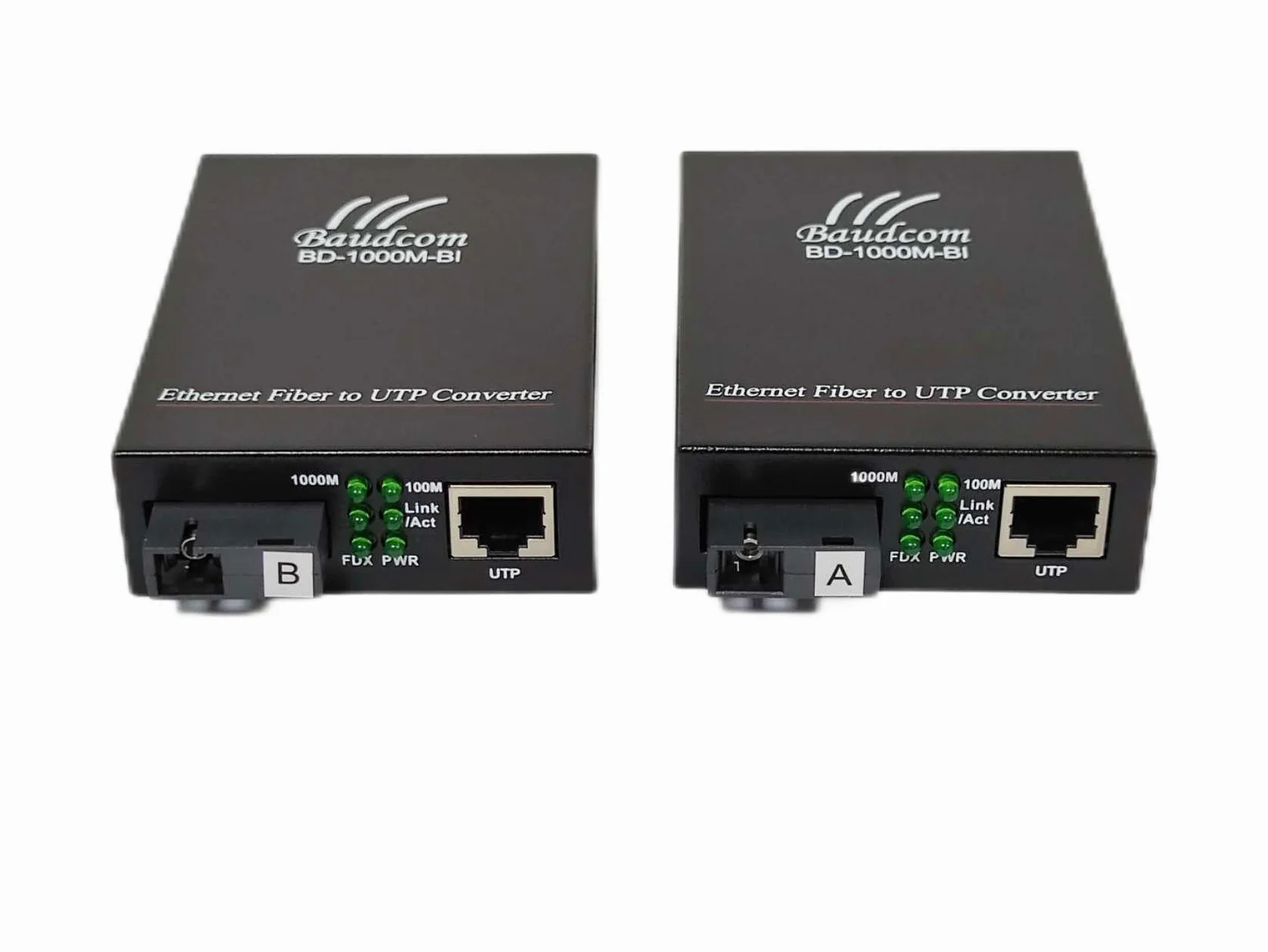 Convertitore multimediale in Fibra Gigabit Ethernet 10/100/1000M, ricetrasmettitori SC Singoli, modalità Singola 20KM, da RJ45 a 1000Base-LX, BIDI 20KM