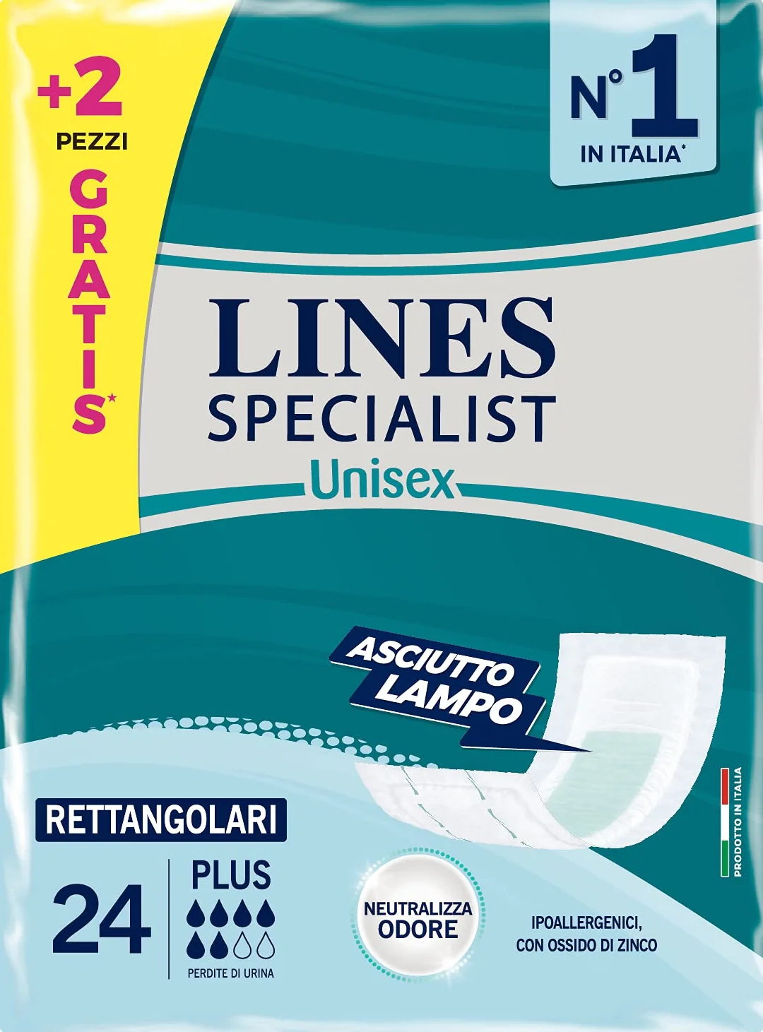 Lines Specialist Rettangolare, 96 Pezzi, 800 g